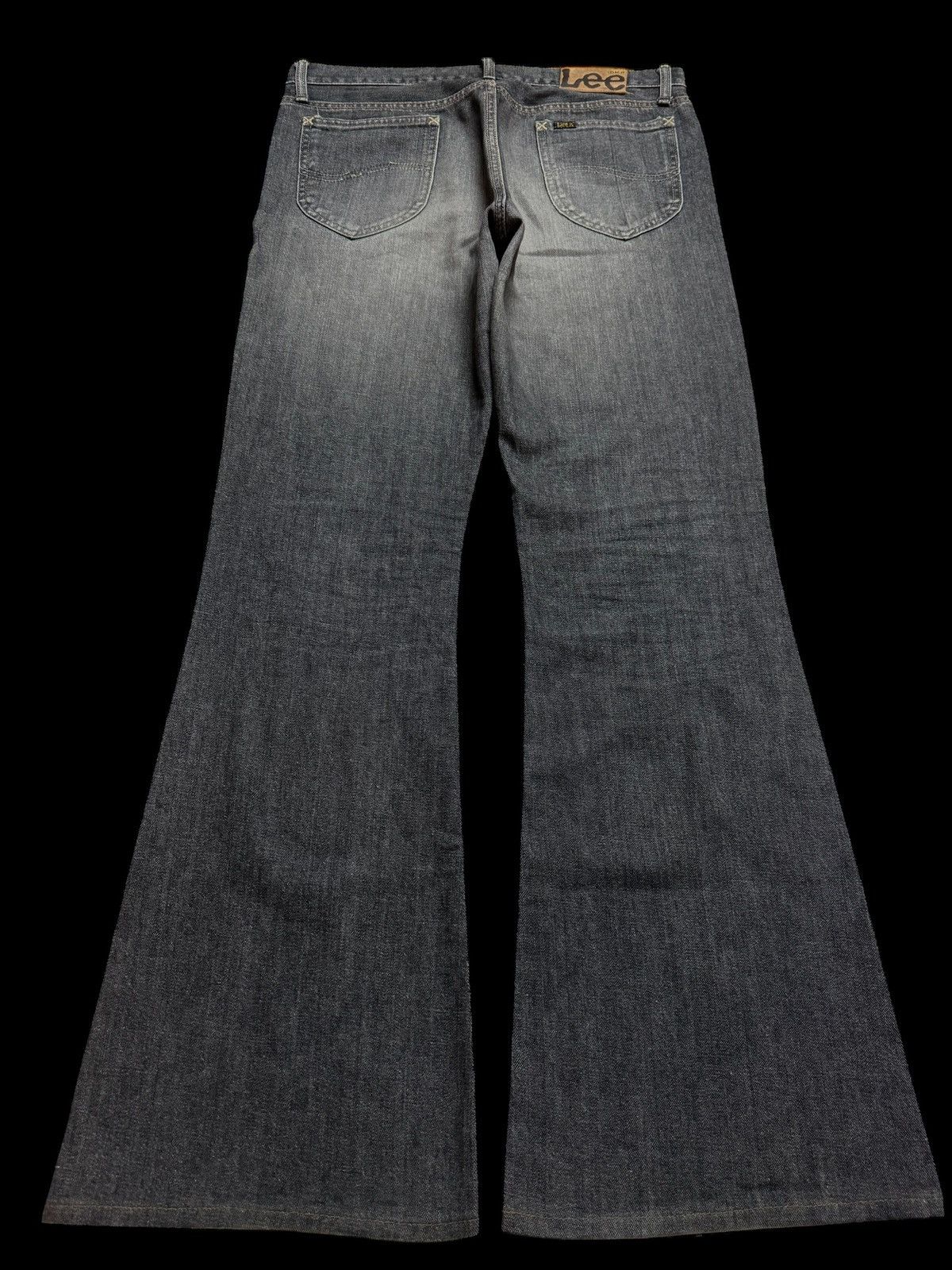 If Six Was Nine 💥Flare💥90s Lee Rider Sanforized Sand Washed Bootcut Jean Size US 34 / EU 50 - 2 Thumbnail