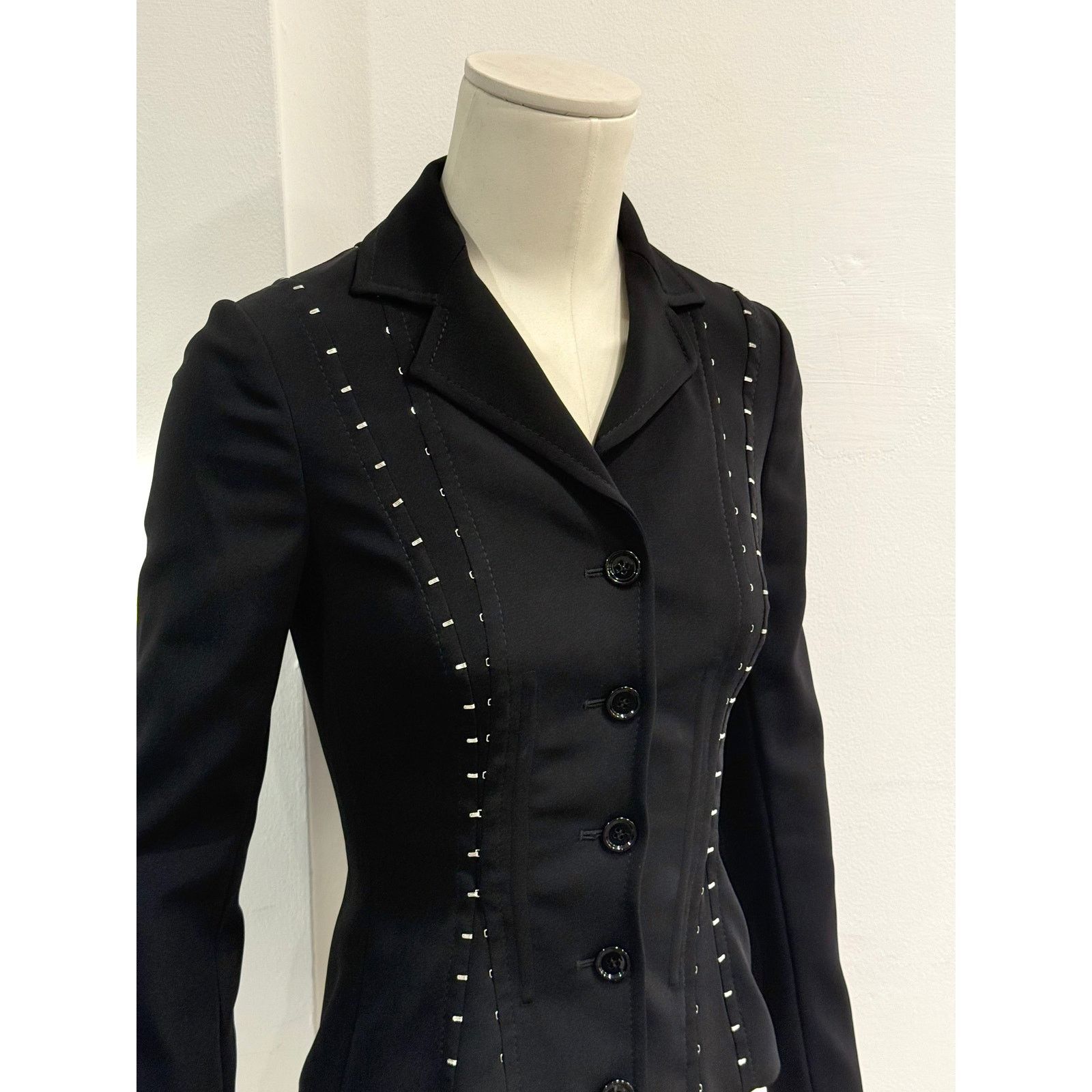 Dolce & Gabbana A/W2003 Dolce & Gabbana hook eyelet blazer jacket Size US S / EU 44-46 / 1 - 4 Thumbnail