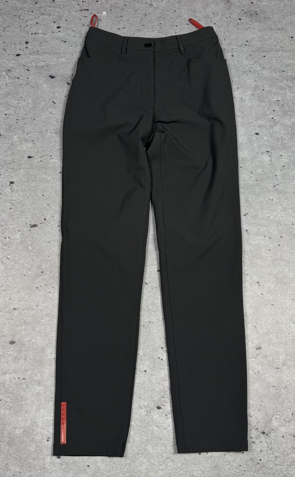 Prada Prada Red Tab Nylon Pants Size 40 Size 27" / US 4 / IT 40 - 1 Thumbnail
