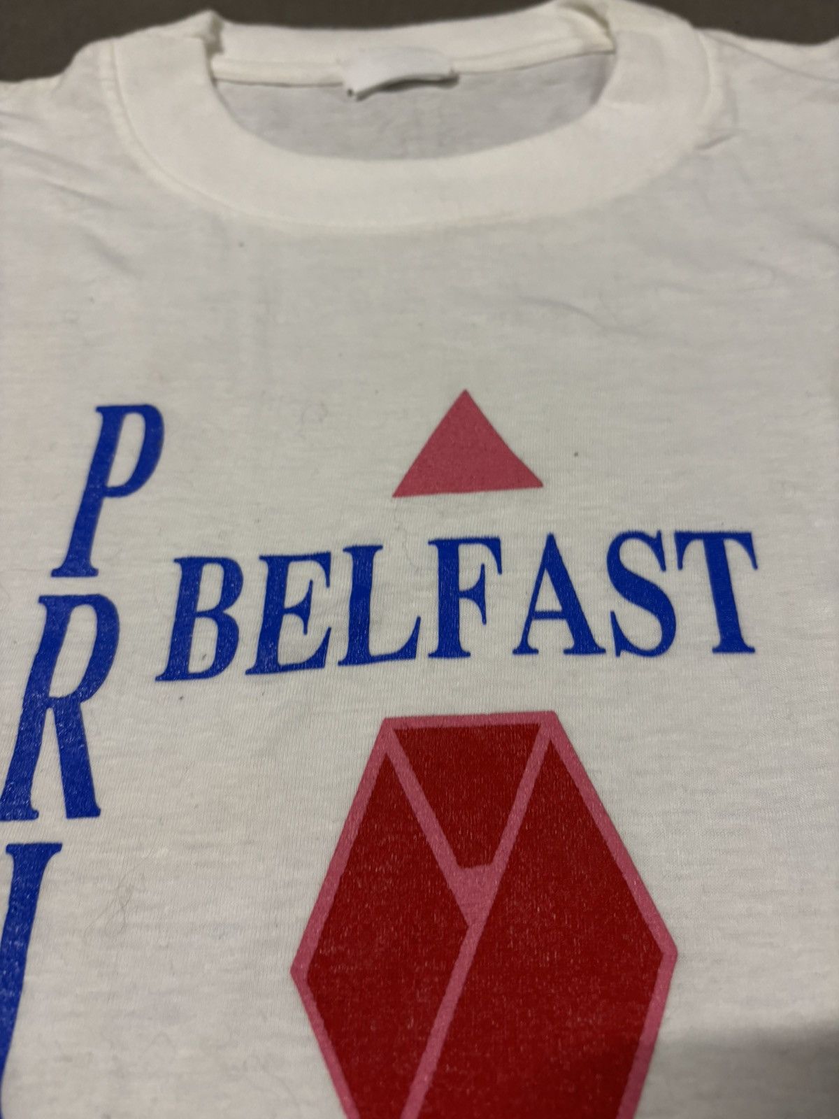 Japanese Brand × Vintage Vintage Belfast Pride 1993 LGBT Tee Gay 90s Size US L / EU 52-54 / 3 - 6 Thumbnail