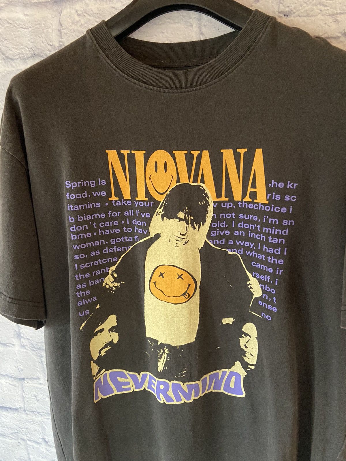 Band Tees × Nirvana × Vintage (XL) VINTAGE NIRVANA TEE | Grailed