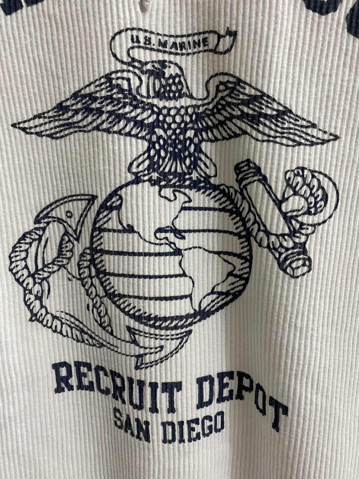 Vintage US MARINE CORPS TSHIRT Size US S / EU 44-46 / 1 - 3 Thumbnail
