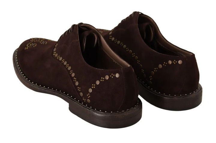 Dolce & Gabbana o1y0125 Suede Laced Shoes in Dark Brown Size US 7.5 / EU 40-41 - 6 Thumbnail