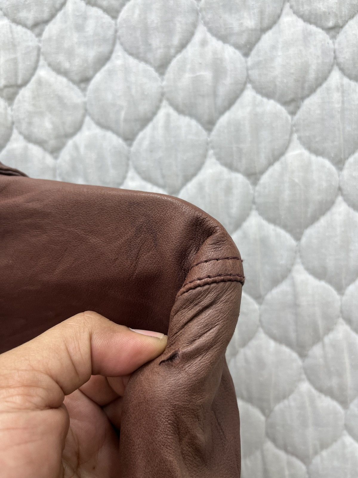 Genuine Leather 🔥🔥🔥ARCHIVE BLUE WORK LAMB SKIN LEATHER JACKET Size US S / EU 44-46 / 1 - 17 Thumbnail