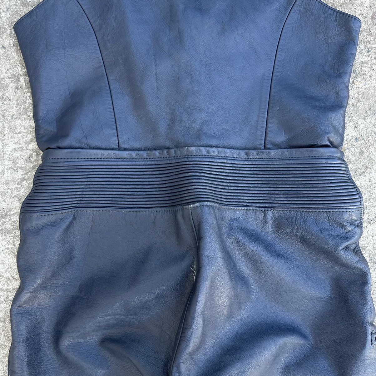 Vintage Vintage Moto Leather Pants Overalls Size 44 Style USA 00s Size 30" / US 8 / IT 44 - 10 Thumbnail