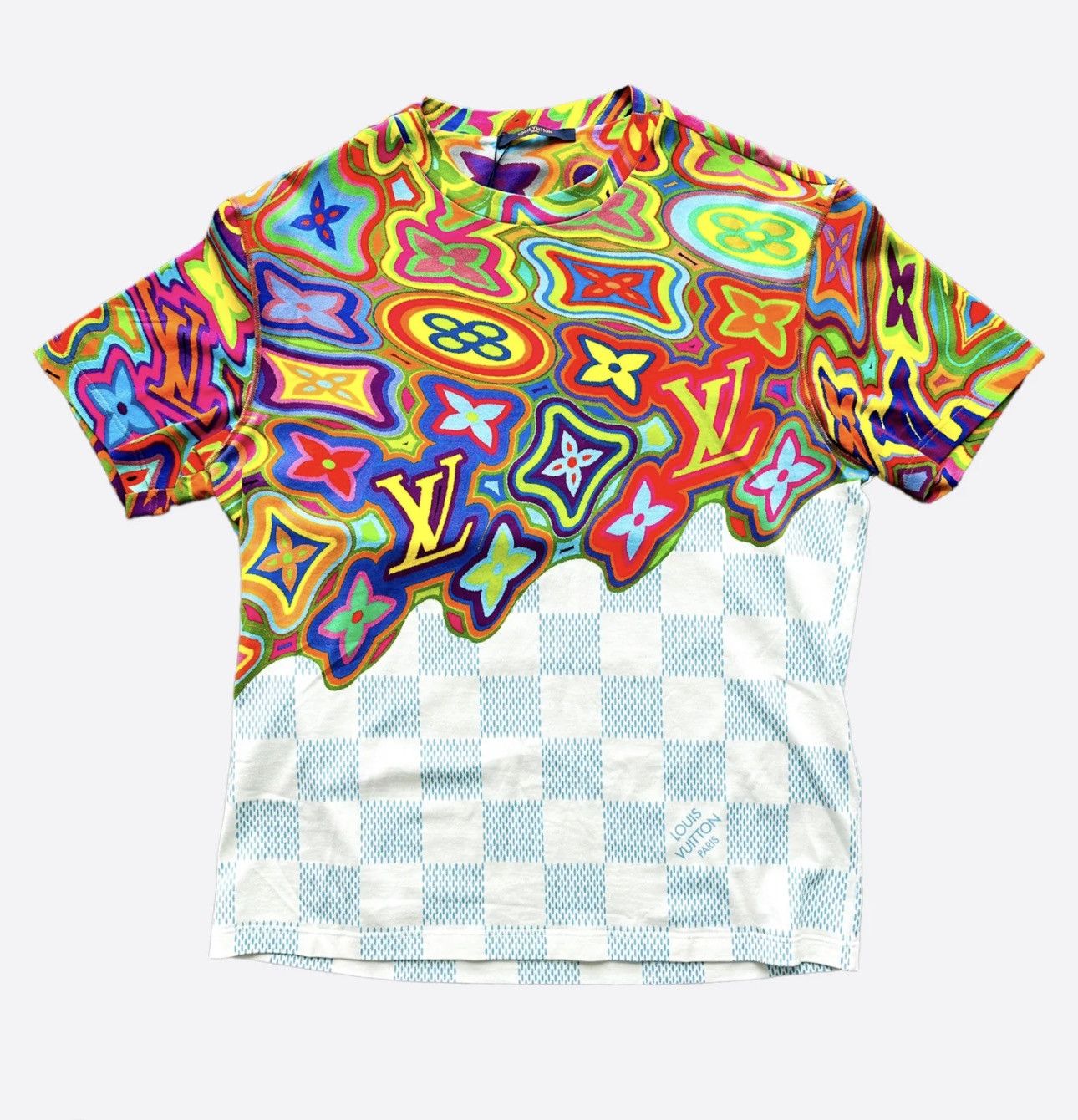 image of Louis Vuitton Lv Daimler Tee in Rainbow, Men's (Size XL)