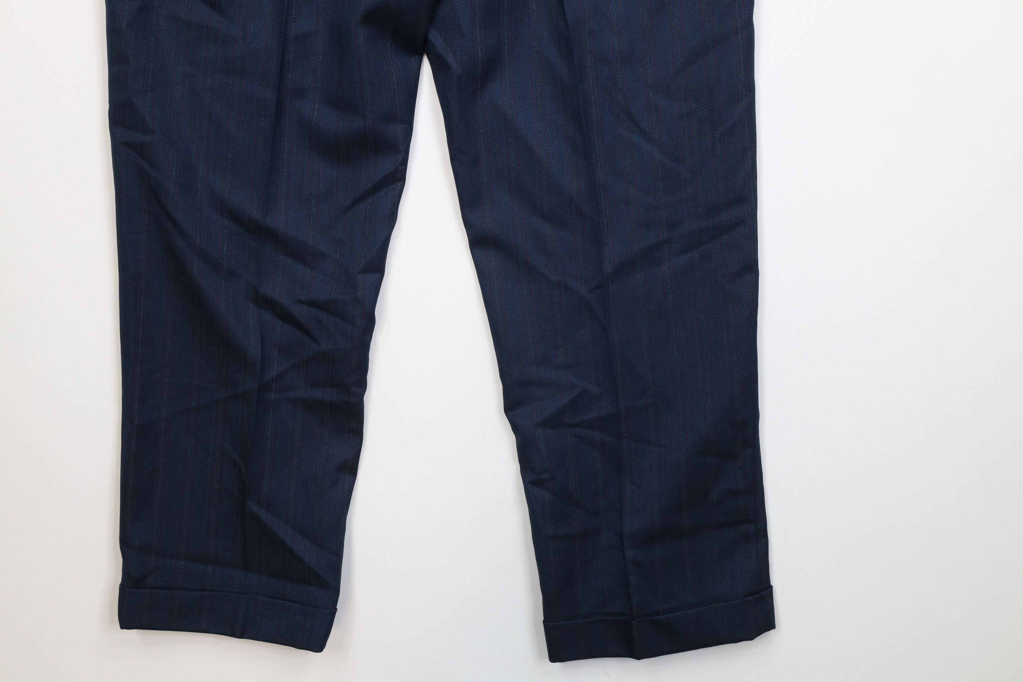 Vintage Vintage 60s 70s Streetwear Blend Striped Chino Pants USA Size US 36 / EU 52 - 15 Thumbnail