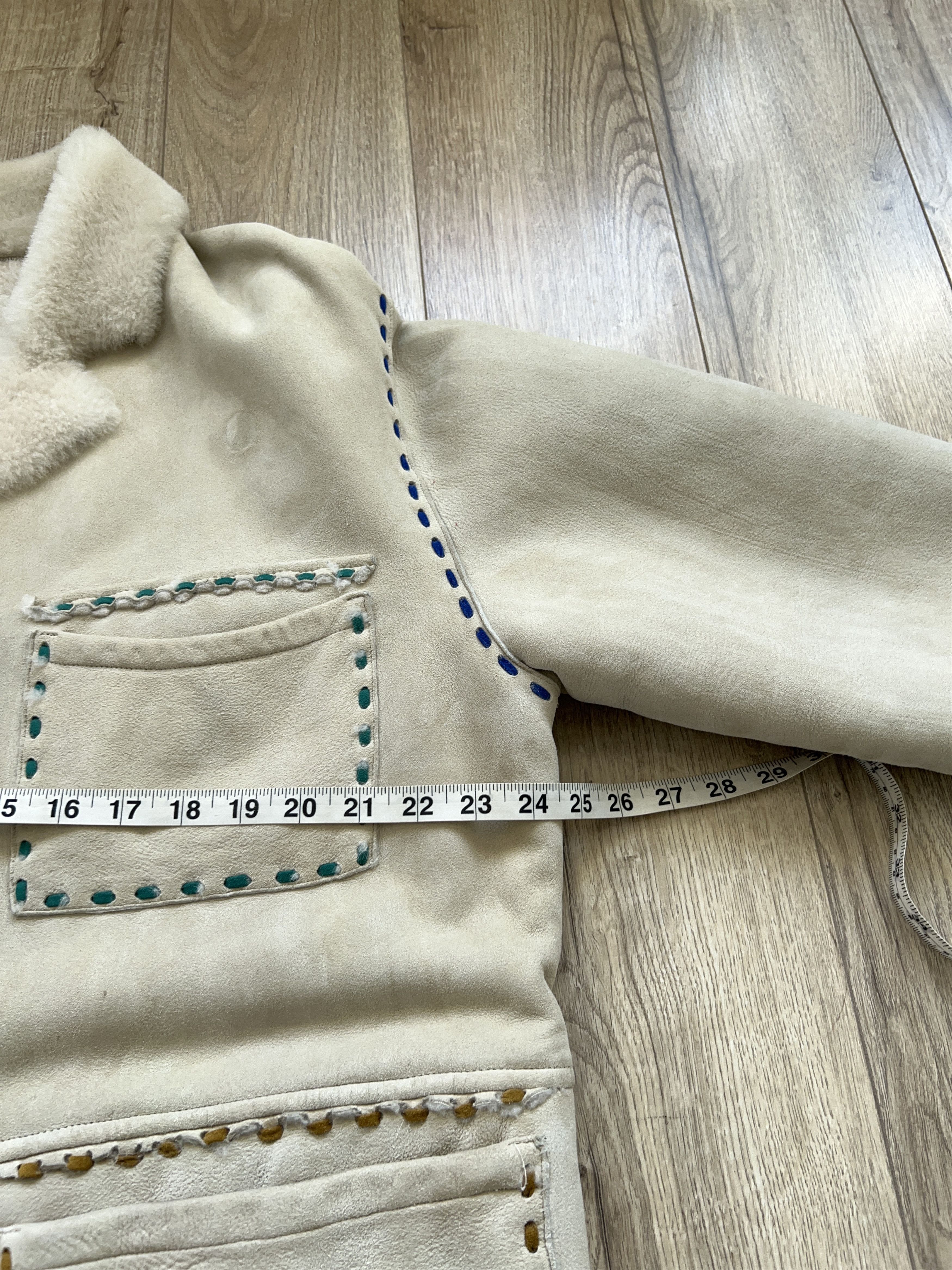 Designer × Jean Charles De Castelbajac Unique Castelbajac Tricot Sheepskin Coat Jacket Shearling Size M / US 6-8 / IT 42-44 - 9 Thumbnail