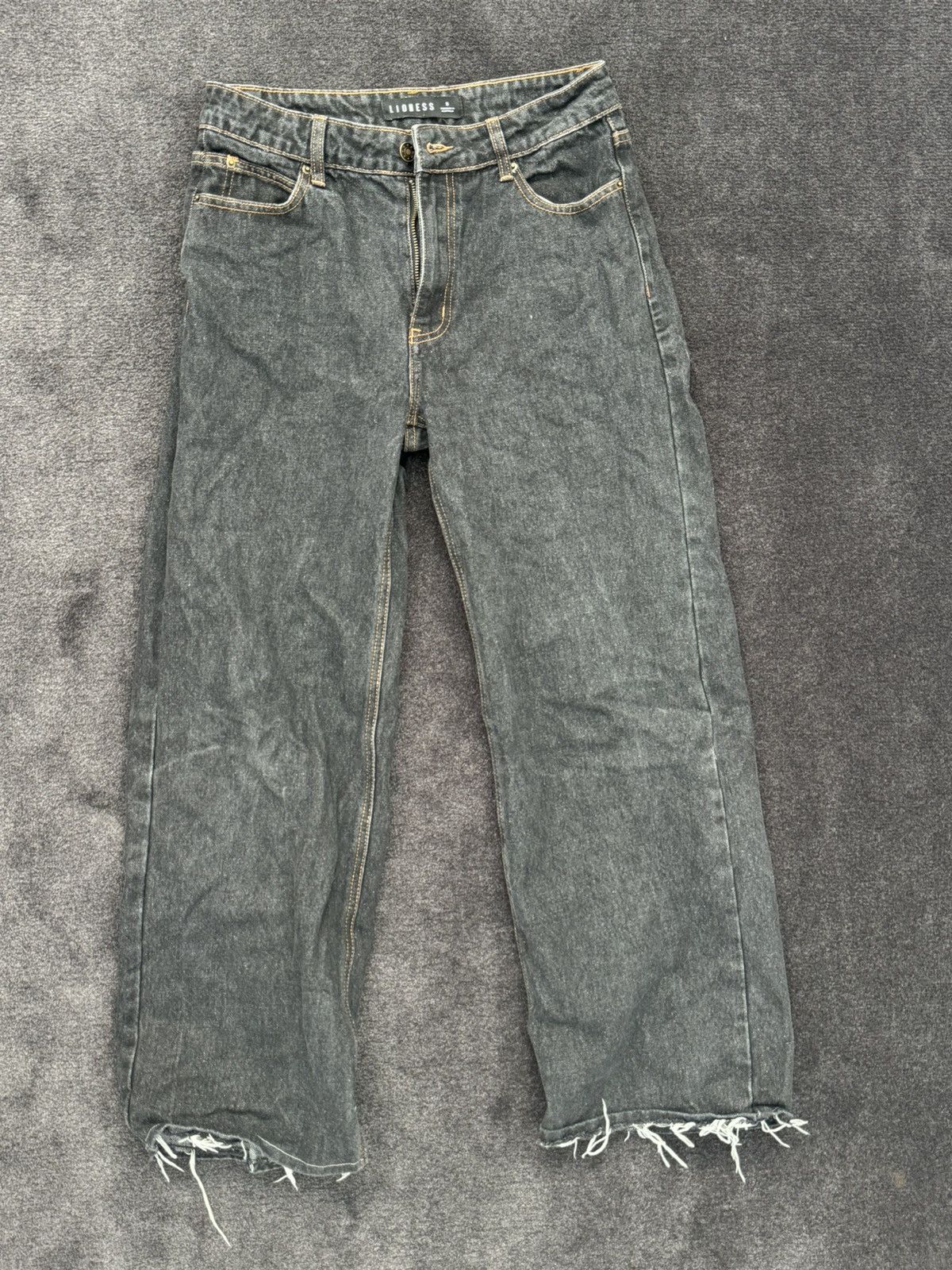 Other Black wash Mid Rise Straight-leg jeans Size 25" / US 0 / IT 36 - 2 Thumbnail