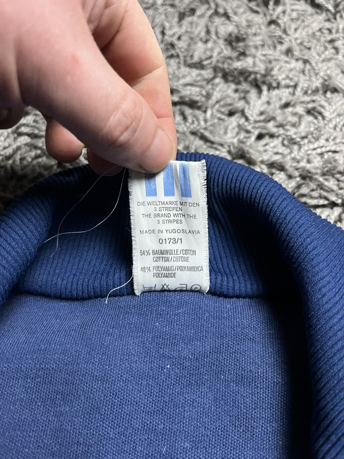 Adidas RARE Vintage Adidas Trefoil Track Jacket Yugoslavia Era 80x Size US S / EU 44-46 / 1 - 7 Thumbnail