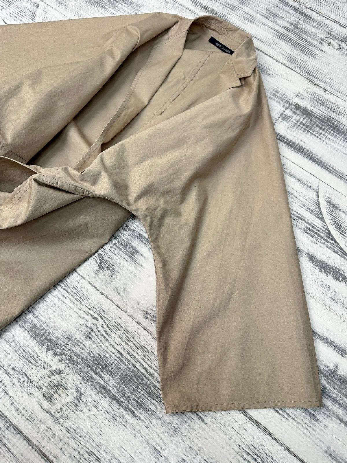 SOFIE D'HOORE SOFIE D’HOORE Belgium Open Front Coat Jacket Beige size 34 Size XS / US 0-2 / IT 36-38 - 12 Thumbnail