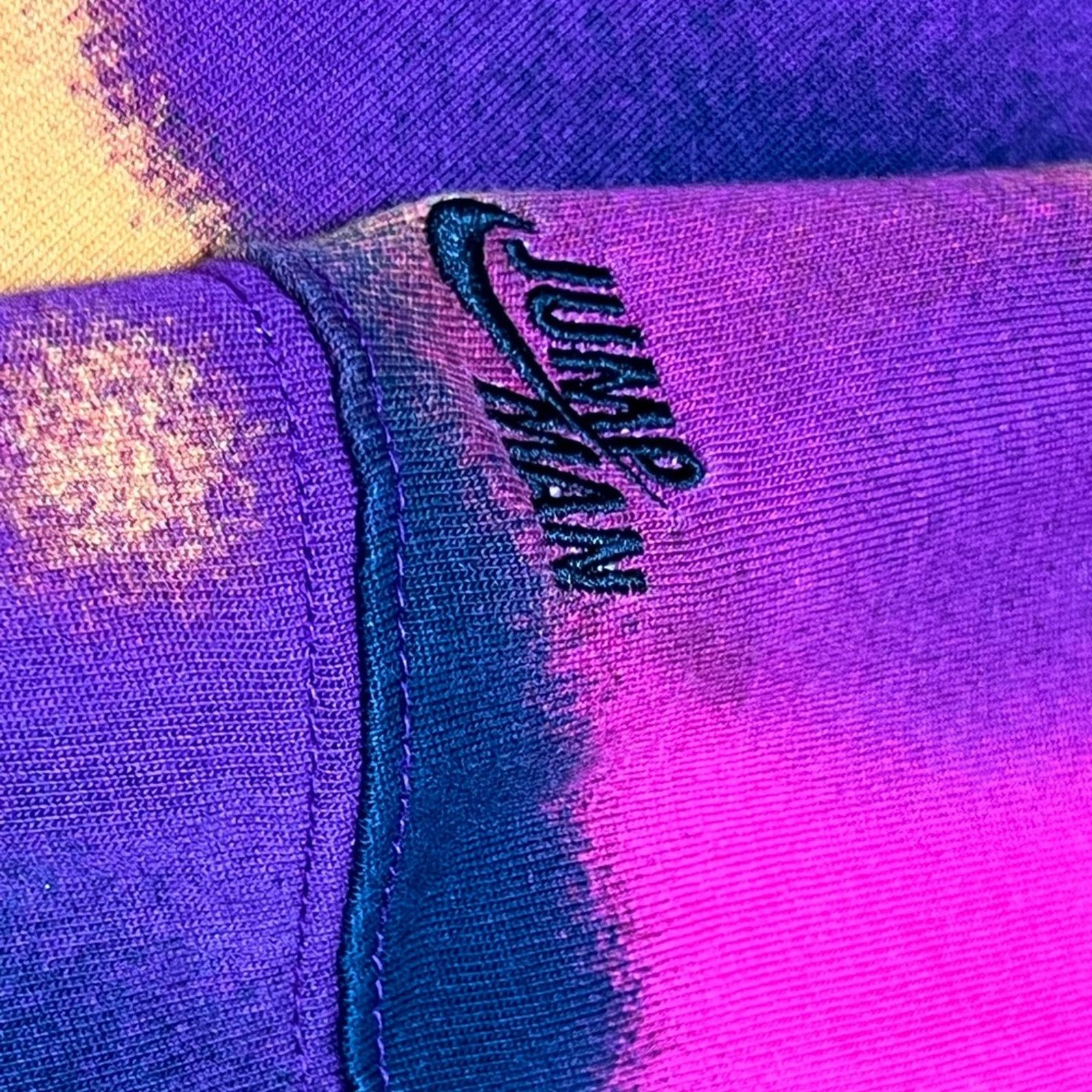 Jordan Brand Nike Jordan Flight MVP 85 Orange Purple Pink Tee- Shirt Size US L / EU 52-54 / 3 - 5 Thumbnail