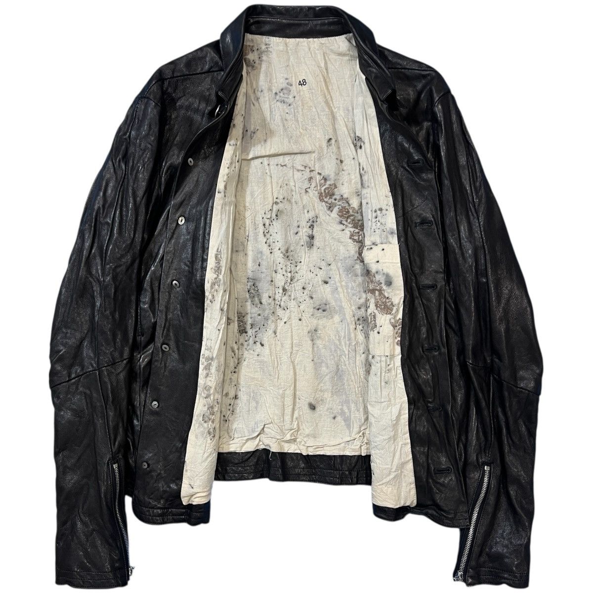 Other San 2025 Fall Pop-up Limited Leather Single Breasted Jacket Size US M / EU 48-50 / 2 - 2 Thumbnail