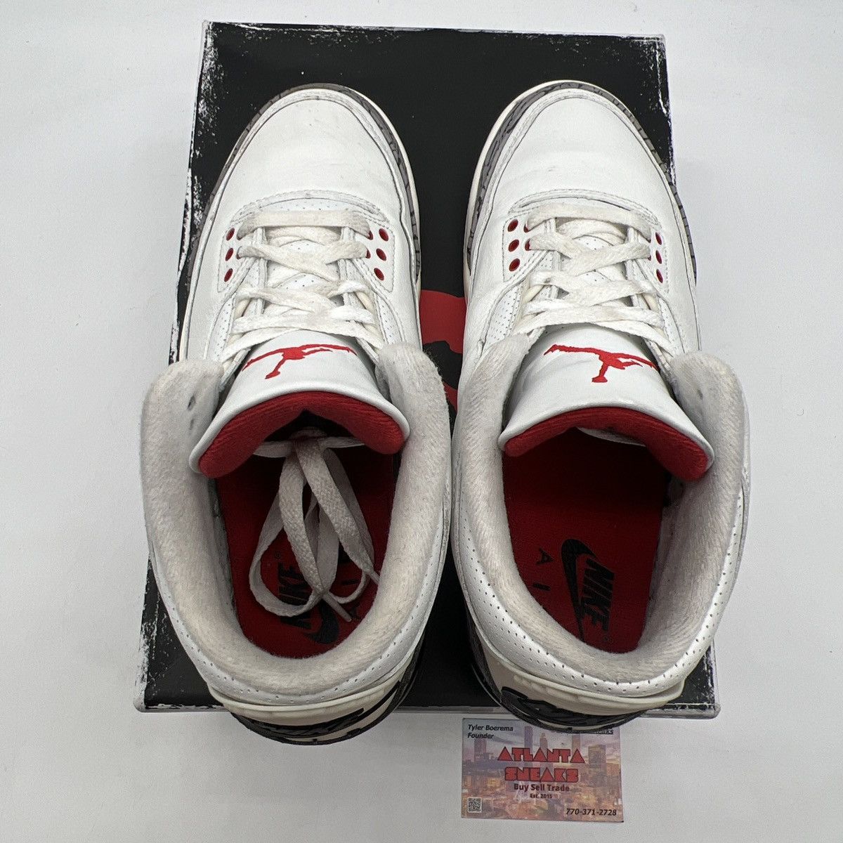 Jordan Brand Air Jordan 3 white cement reimagined Size US 9 / EU 42 - 7 Thumbnail