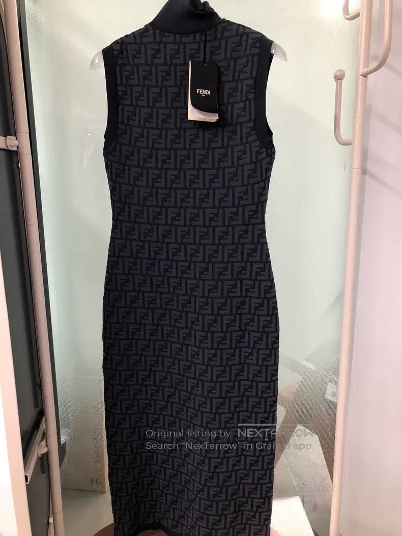 Fendi Fendi All-Print Dress Size S / US 4 / IT 40 - 2 Thumbnail