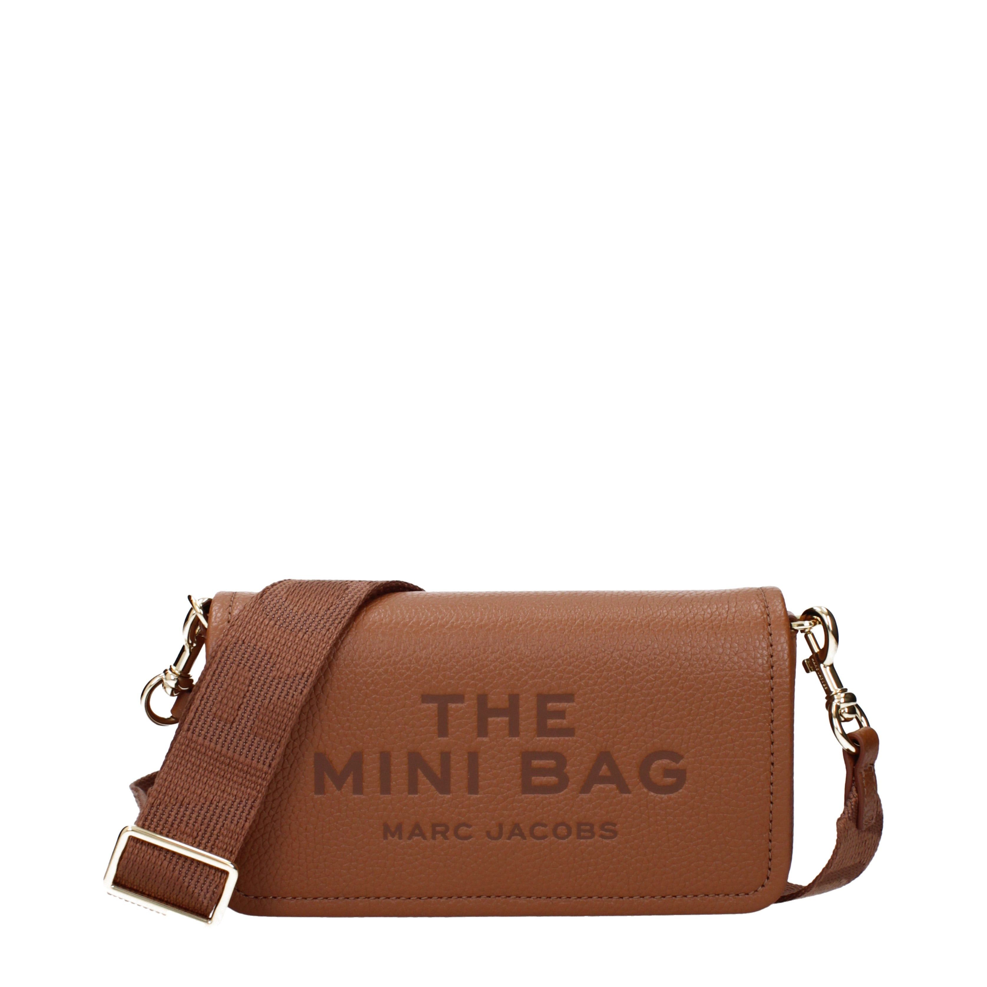 Marc Jacobs Marc Jacobs Crossbody Bags Women Leather Brown/Argan Oil Size ONE SIZE - 1 Thumbnail