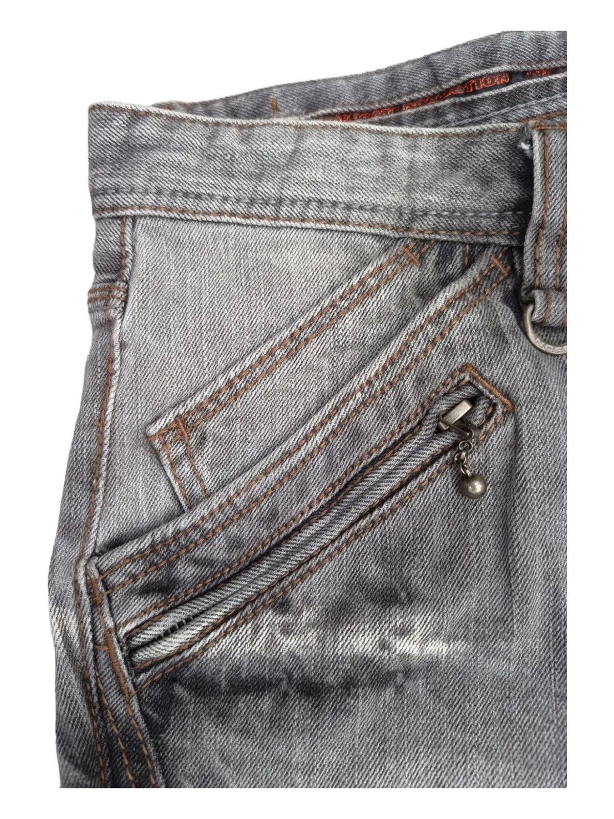 Nicole Club Nicole Club For Men Camo Cuff Zip Pocket Denim Shorts Size US 32 / EU 48 - 5 Thumbnail