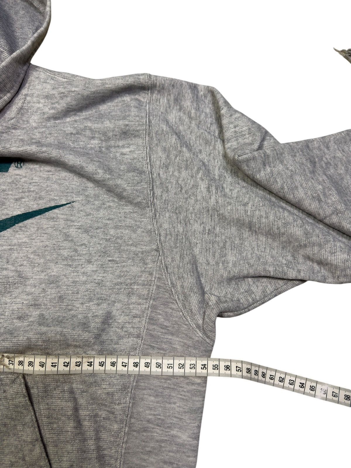 Nike *RARE* VINTAGE 1990s 90s NIKE JAPAN CORP DISTRESSED HOODIE Size US L / EU 52-54 / 3 - 5 Thumbnail