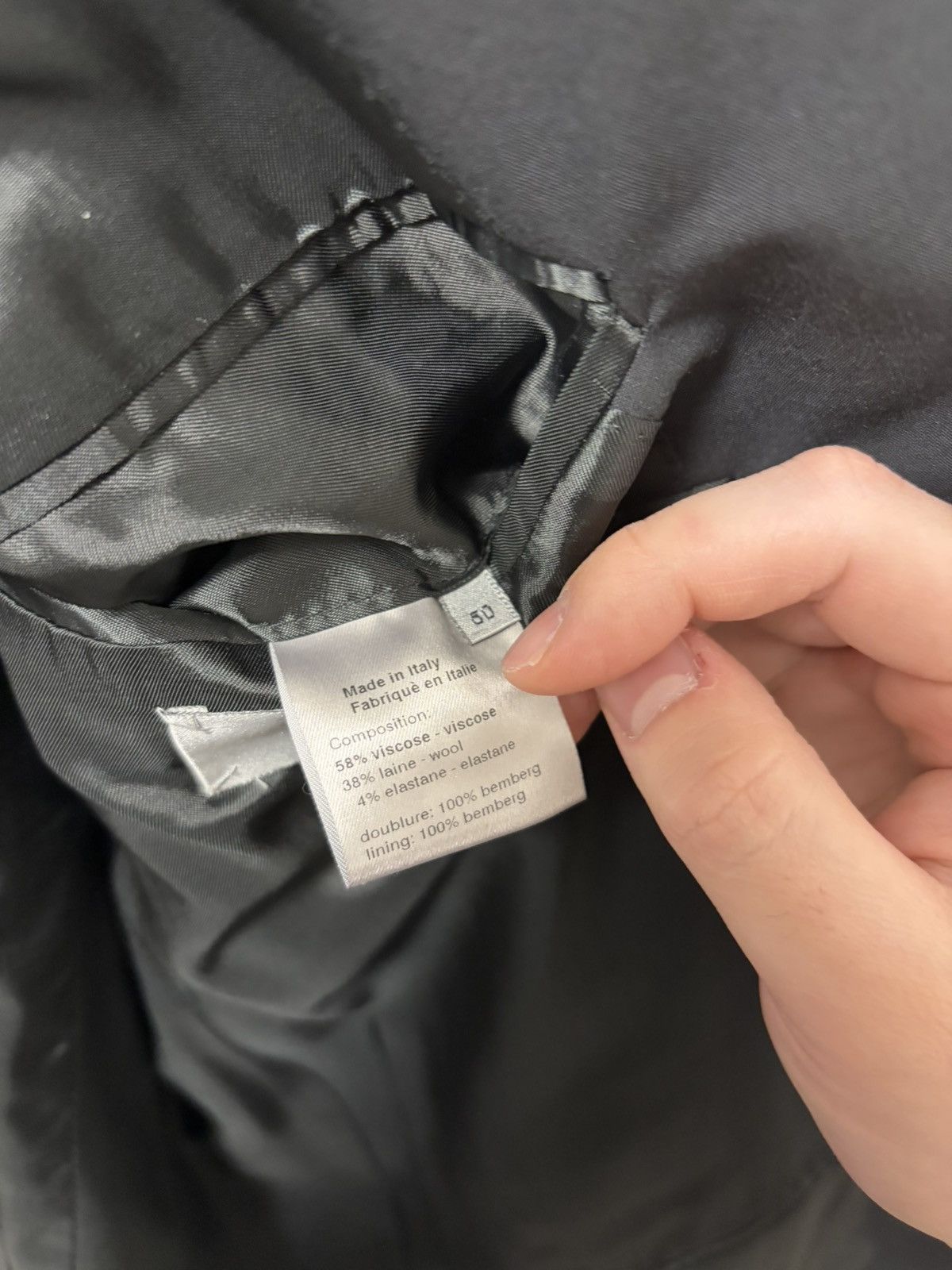 Dior Dior homme by hedi slimane SS03 “Follow Me” Tailored Jacket Size 50R - 4 Thumbnail