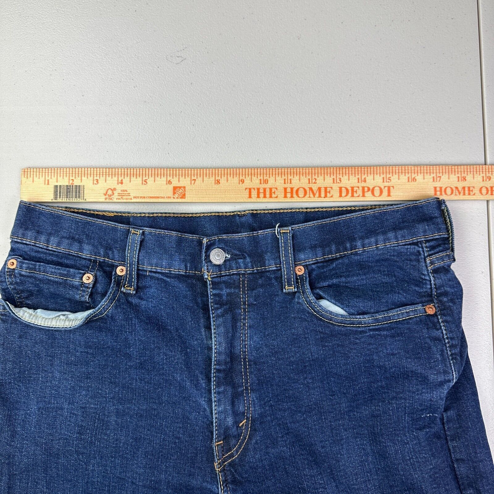 Levi's Levi's 514 Mens Jeans Regular Straight Mid Rise Size (34x32) Size US 36 / EU 52 - 9 Thumbnail