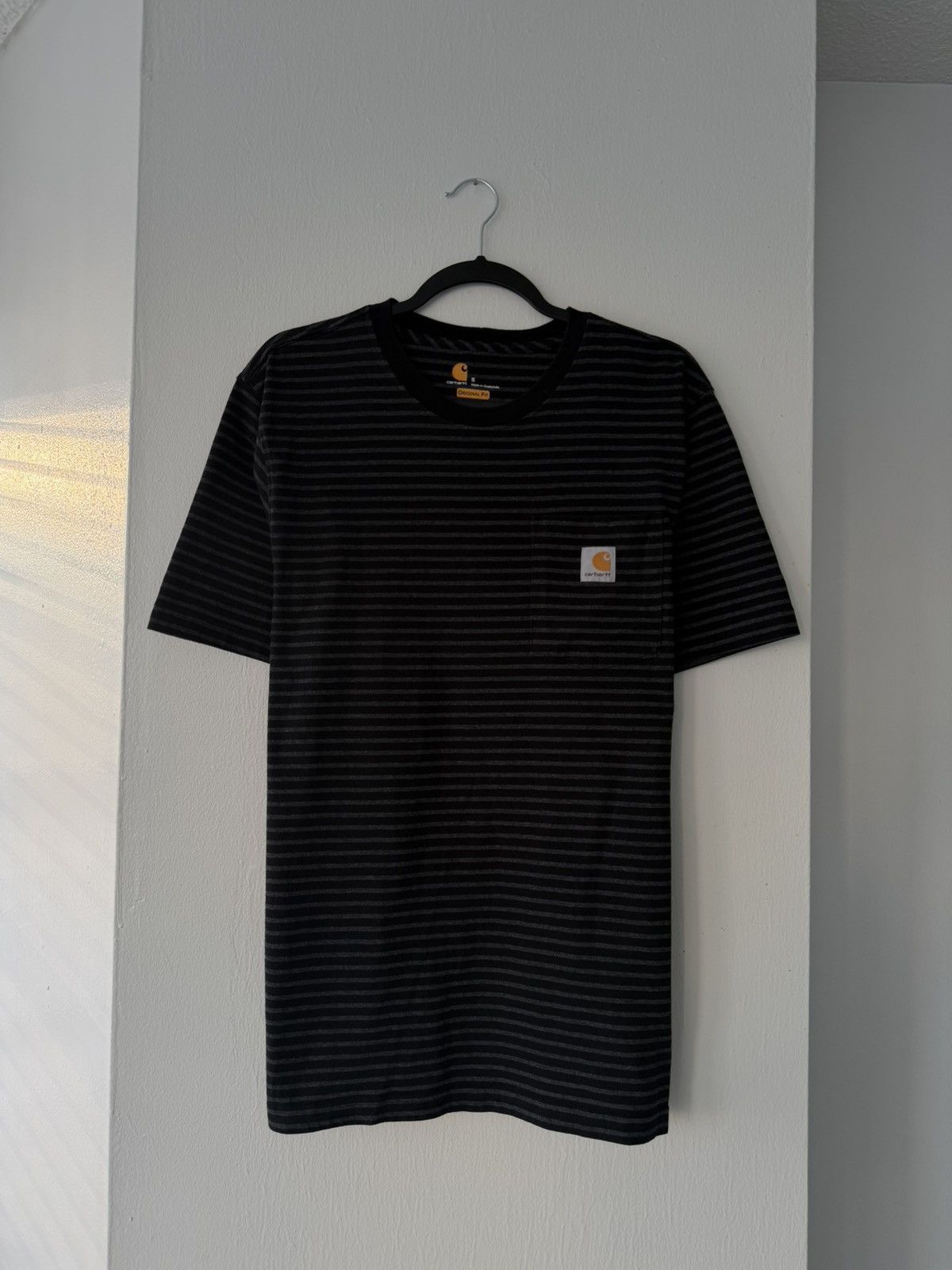 Carhartt Vintage Carhartt Pocket Logo Striped Tee Size US M / EU 48-50 / 2 - 1 Thumbnail