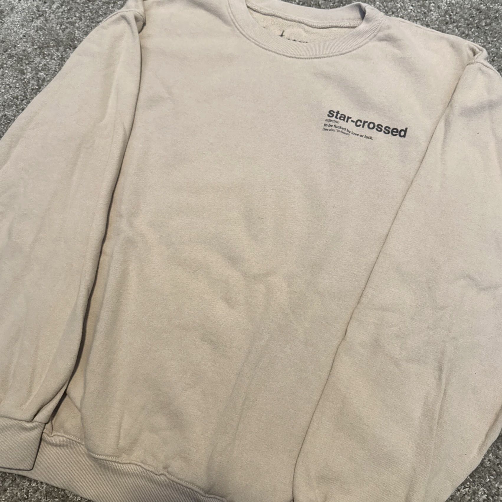 Vintage Kasey Musgraves Star-Crossed Official Merch Crewneck Sweatshirt Tan Size Small Size S / US 4 / IT 40 - 3 Thumbnail