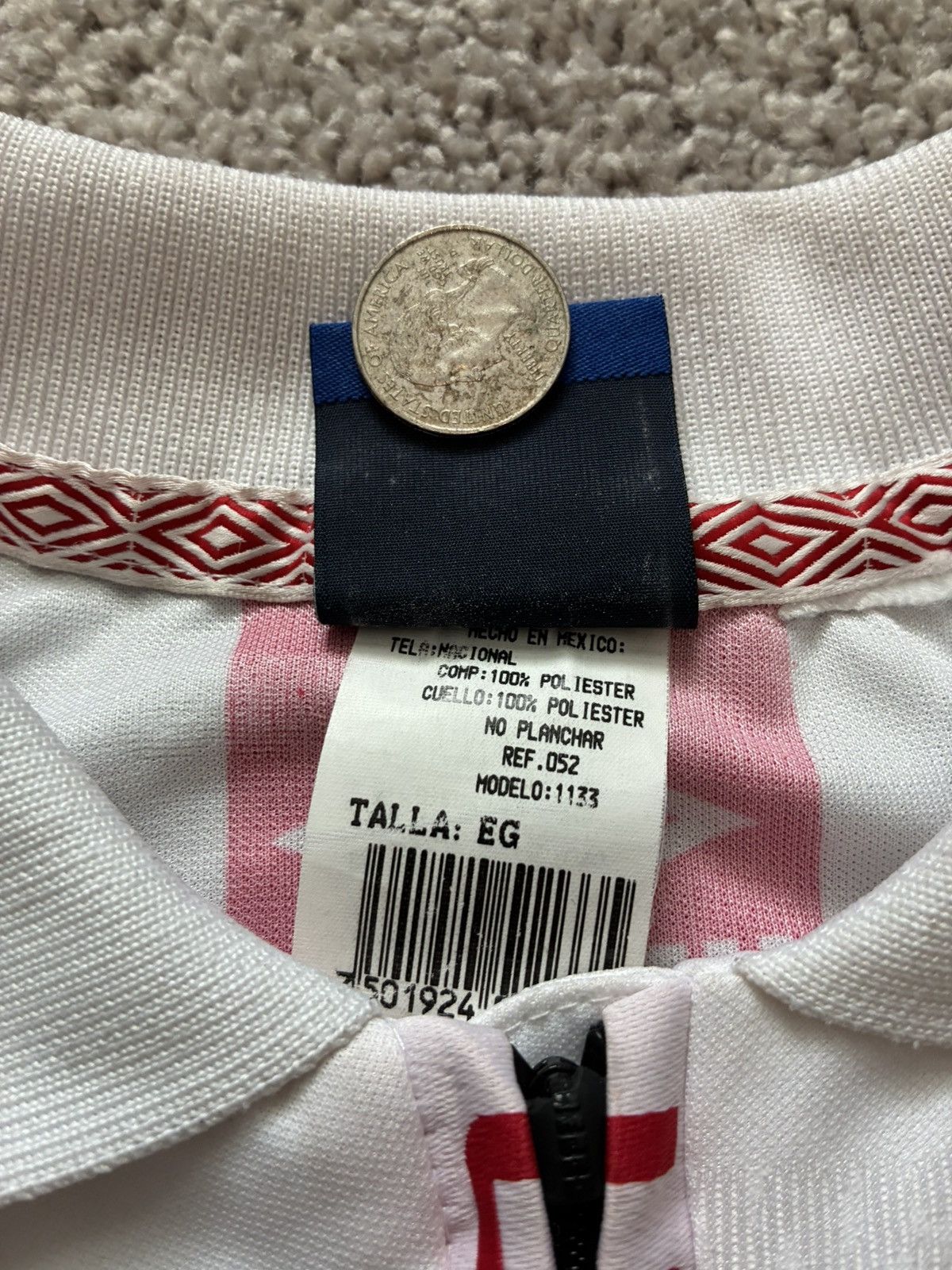 Umbro 1998 Necaxa Home Kit Size US XL / EU 56 / 4 - 7 Thumbnail