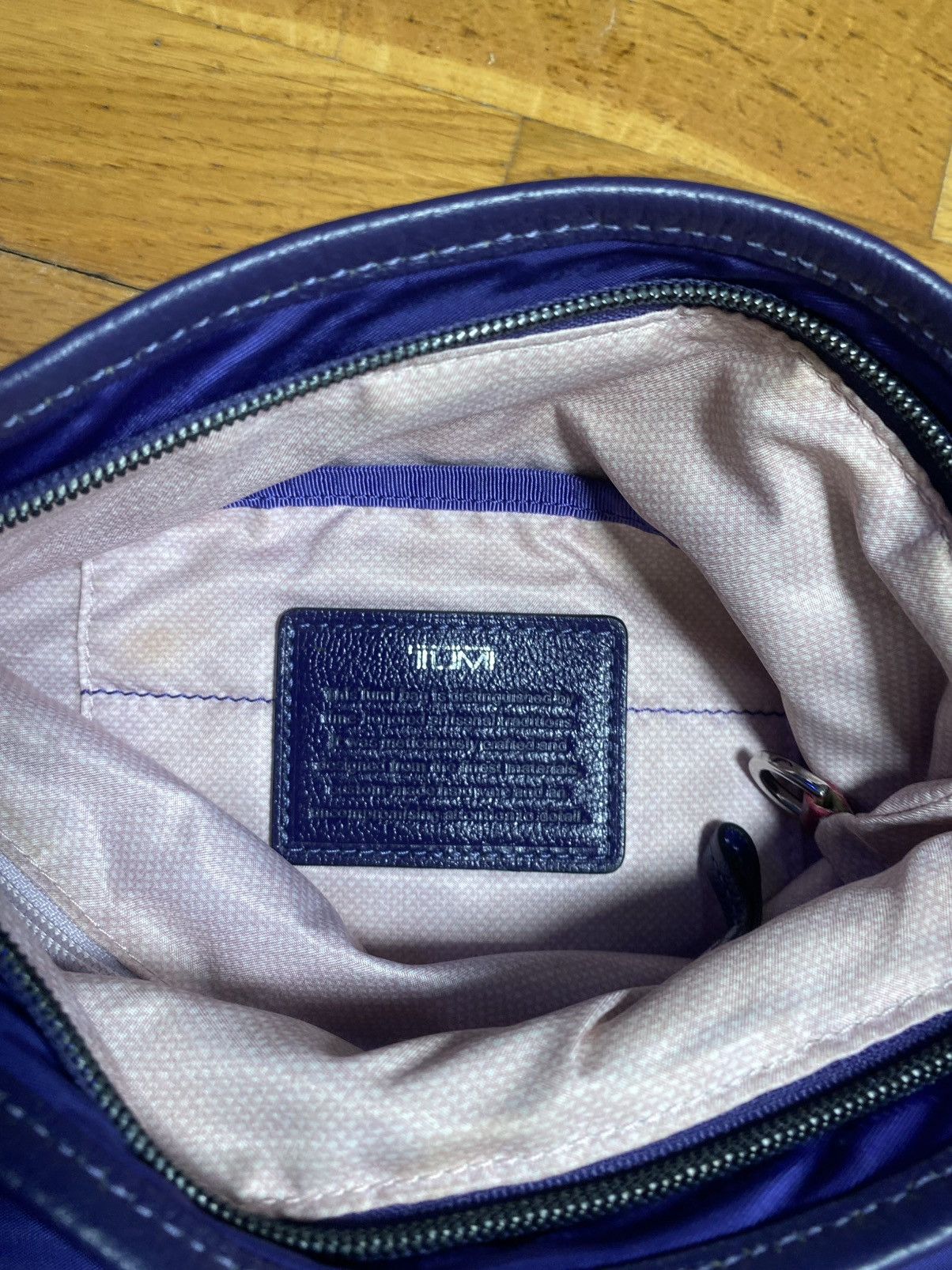 Tumi TUMI Blue Nylon Crossbody Shoulder Bag Size ONE SIZE - 4 Thumbnail