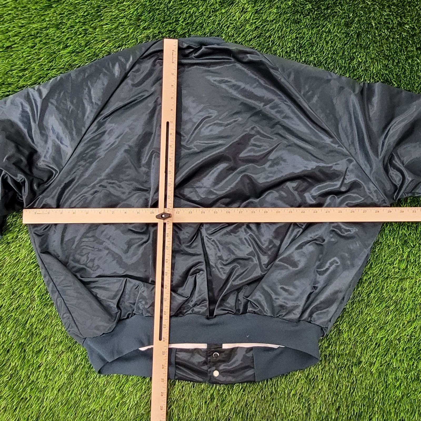 Vintage VTG 90s West-Ark Satin Bomber Jacket 2XL Baggy Boxy USA Made Size US XXL / EU 58 / 5 - 5 Thumbnail