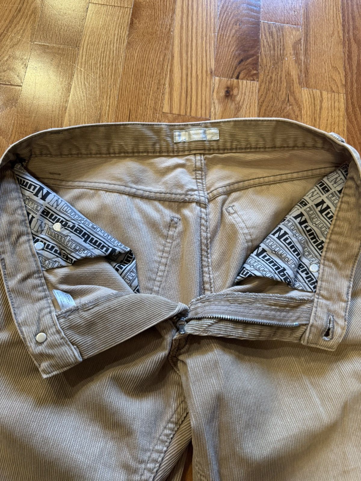 Number (N)ine 02AW Number (N)ine Corduroy pants Size US 28 / EU 44 - 4 Thumbnail