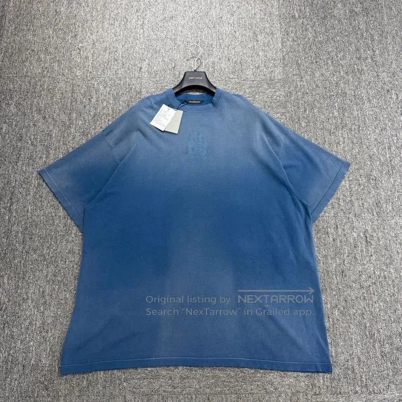 Balenciaga Balenciaga Flame Double Ring Embroidered Tee. Size US XS / EU 42 / 0 - 1 Thumbnail