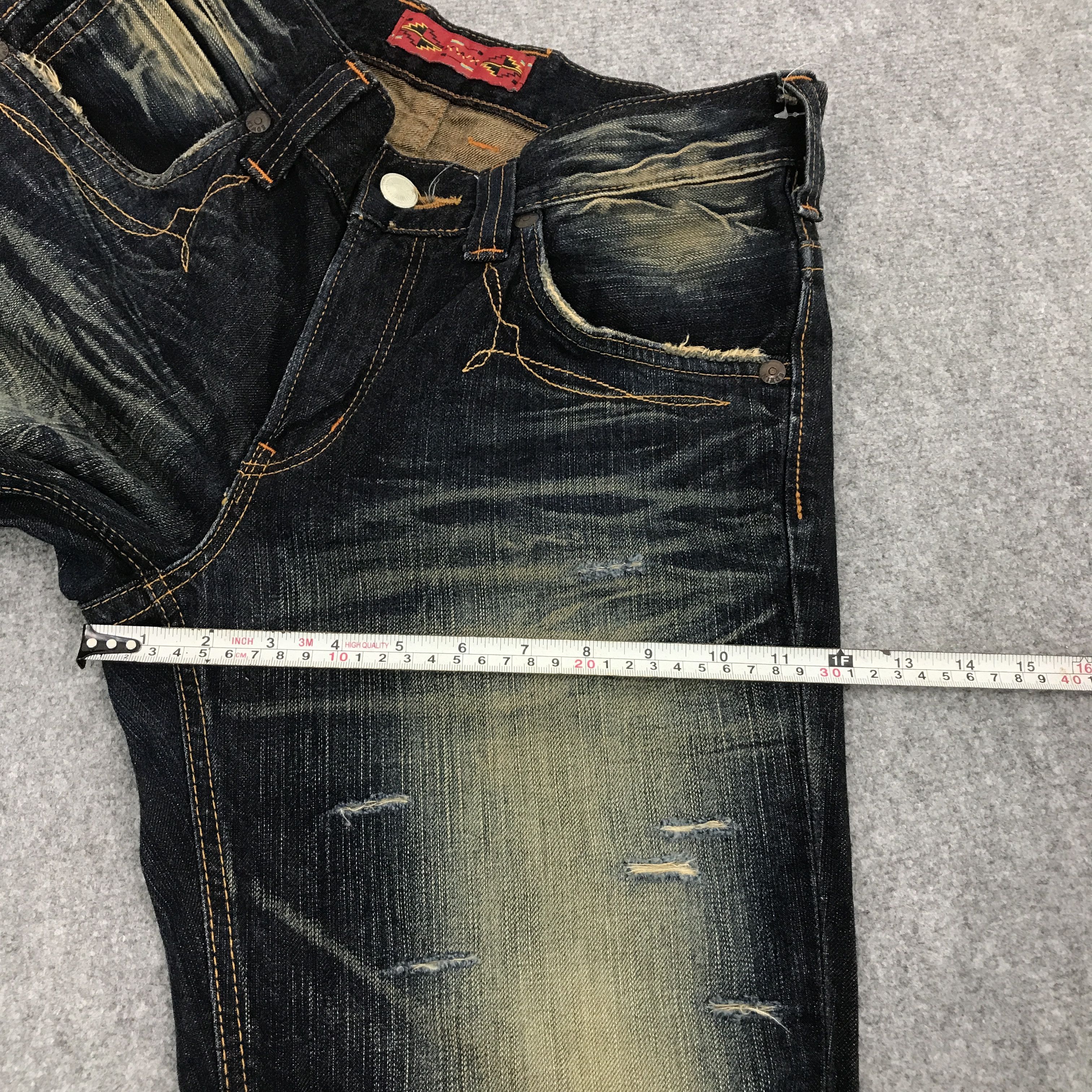 Edwin × If Six Was Nine FLARE EDWIN JAPAN BOOTCUT DISTRESSED DENIM PANTS Size US 30 / EU 46 - 5 Thumbnail