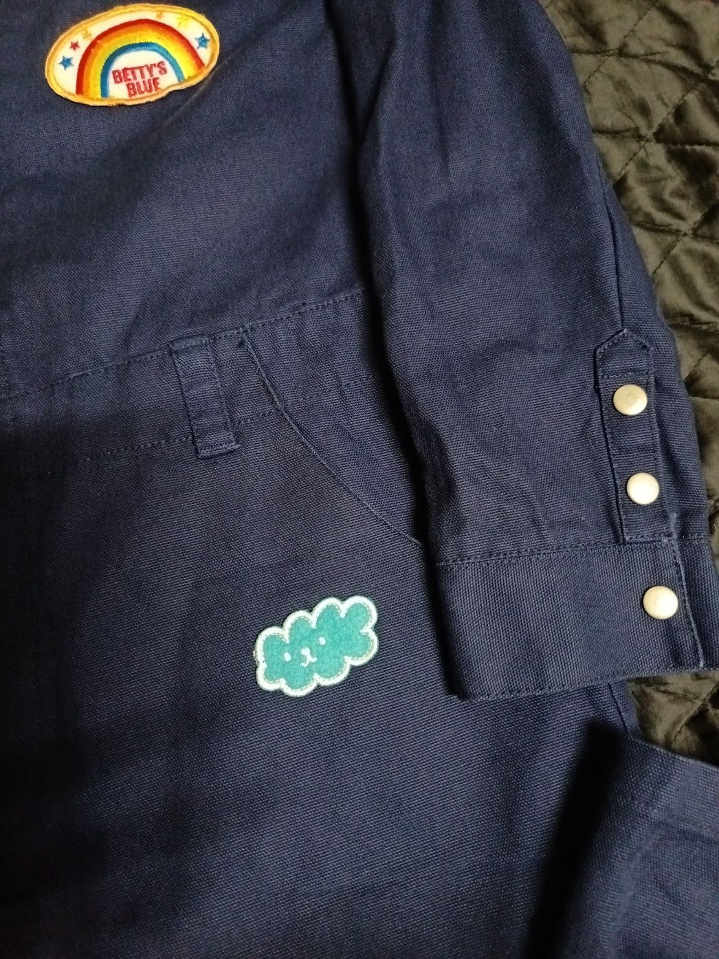 Japanese Brand Betty's Blue Shinji Abe Sukeban Cute Jumpsuit Coveralls Size 25" / US 0 / IT 36 - 5 Thumbnail