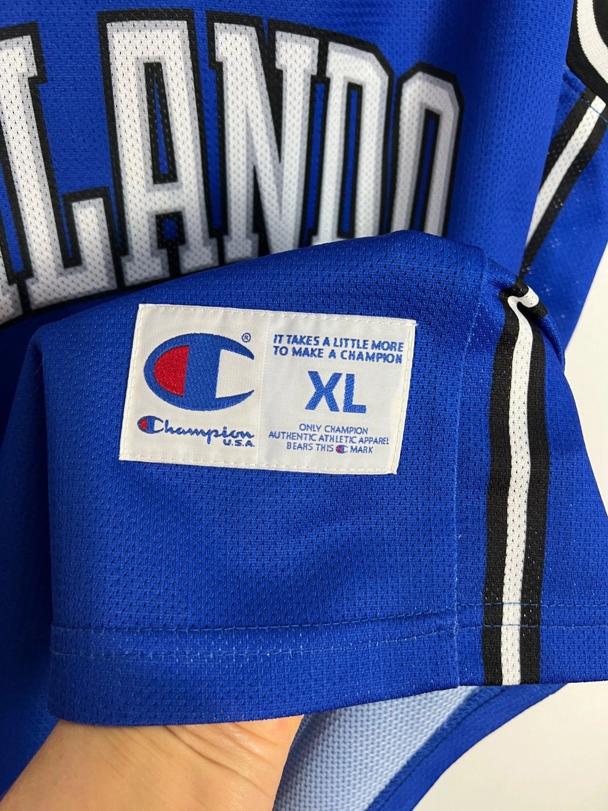 Champion Vintage 90's Champion Orlando Magic Tracy McGrady NBA Jersey Size US XL / EU 56 / 4 - 3 Thumbnail