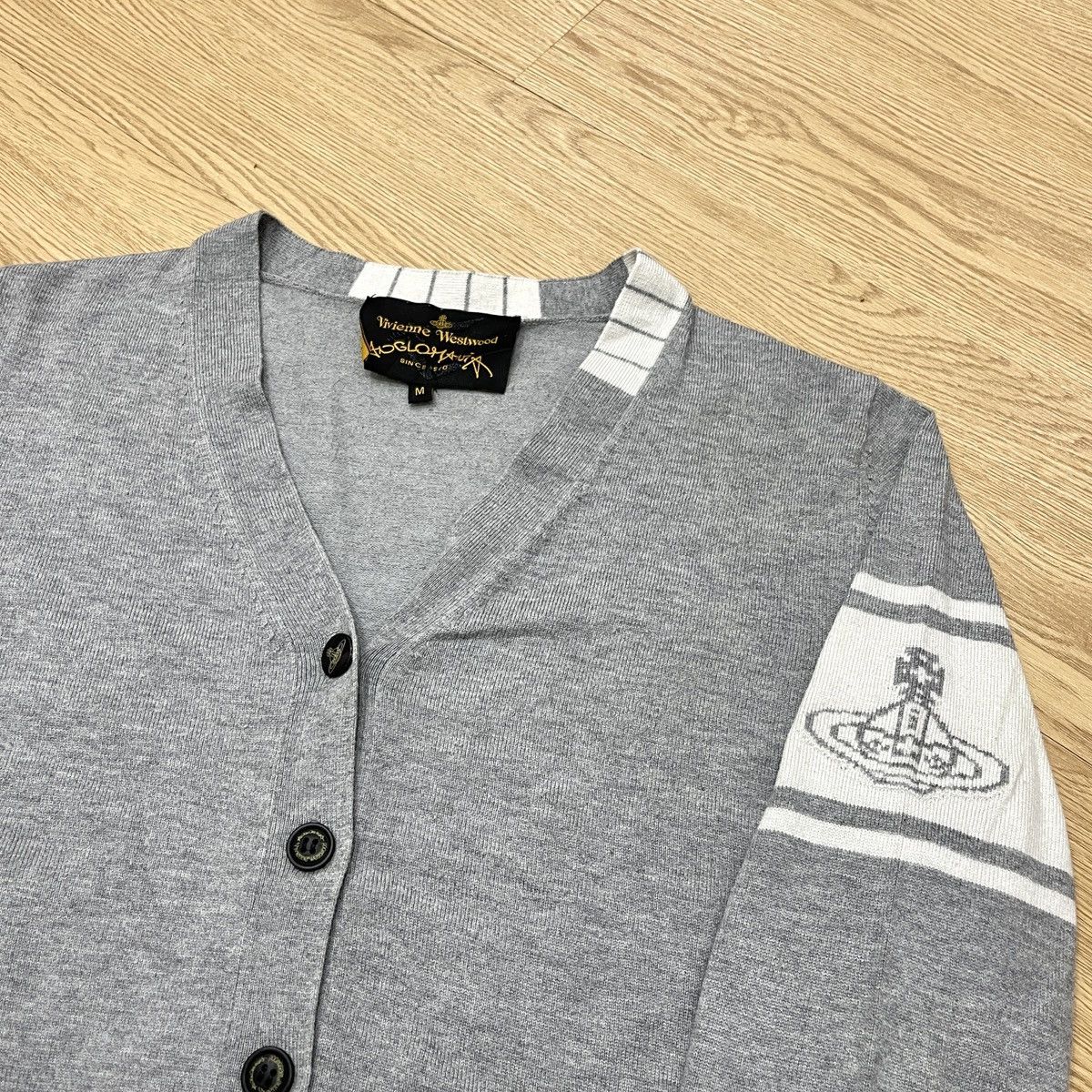 Vivienne Westwood Vivienne Westwood anglomania grey knitted Cardigan Size M / US 6-8 / IT 42-44 - 2 Thumbnail