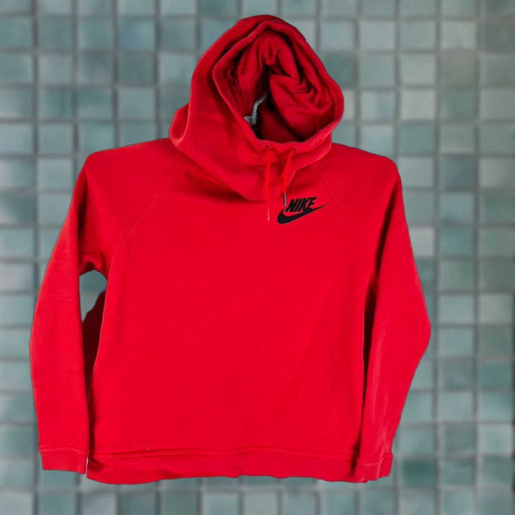 Nike Nike Snood Hoodie Sweatshirt Adult Size M Coral Pockets Size M / US 6-8 / IT 42-44 - 1 Thumbnail