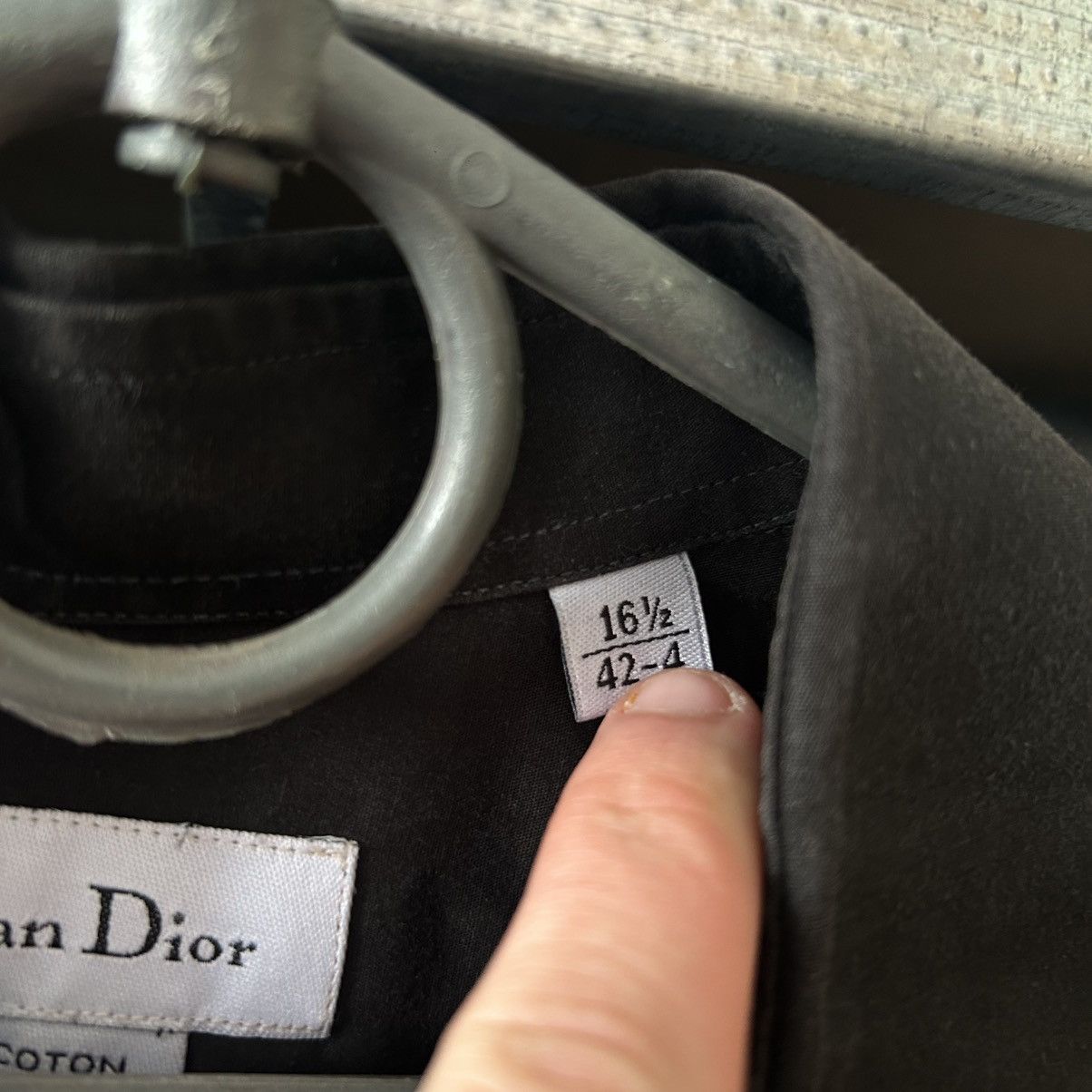 Christian Dior Monsieur Luxury Christian Dior Basic Designer vjntage button shirt Size US L / EU 52-54 / 3 - 7 Thumbnail