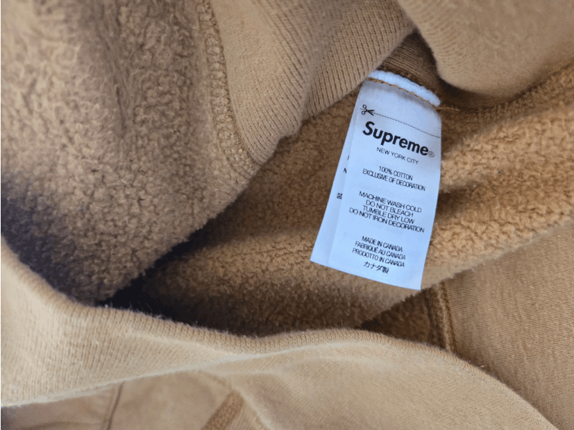 Supreme Supreme Box Logo Hoodie / Light Mustard Size US M / EU 48-50 / 2 - 5 Thumbnail