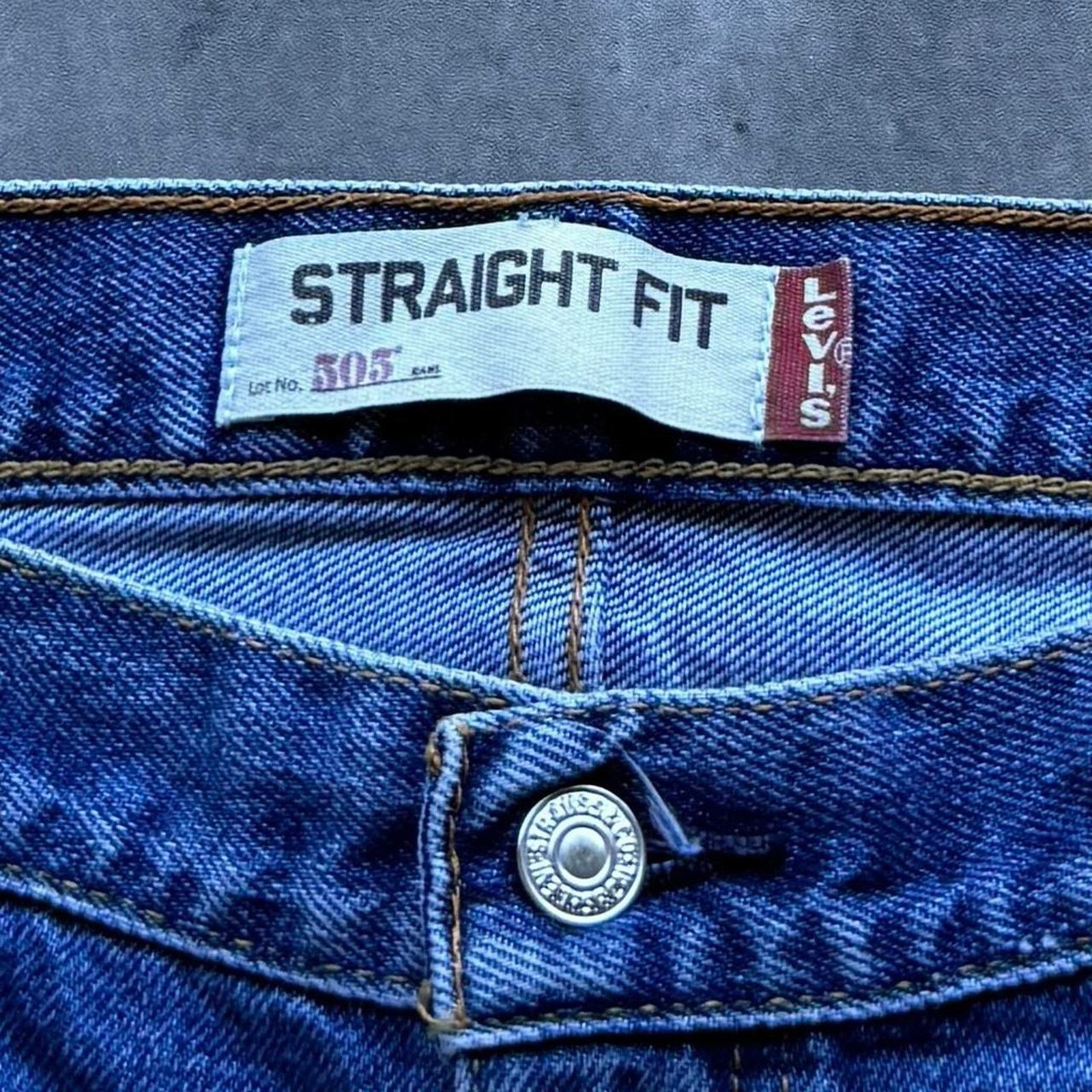 Levi's × Levi's Vintage Clothing × Vintage Vintage Y2K Levi’s 505 Straight Fit Grunge Opium Denim Jeans Size US 38 / EU 54 - 4 Thumbnail