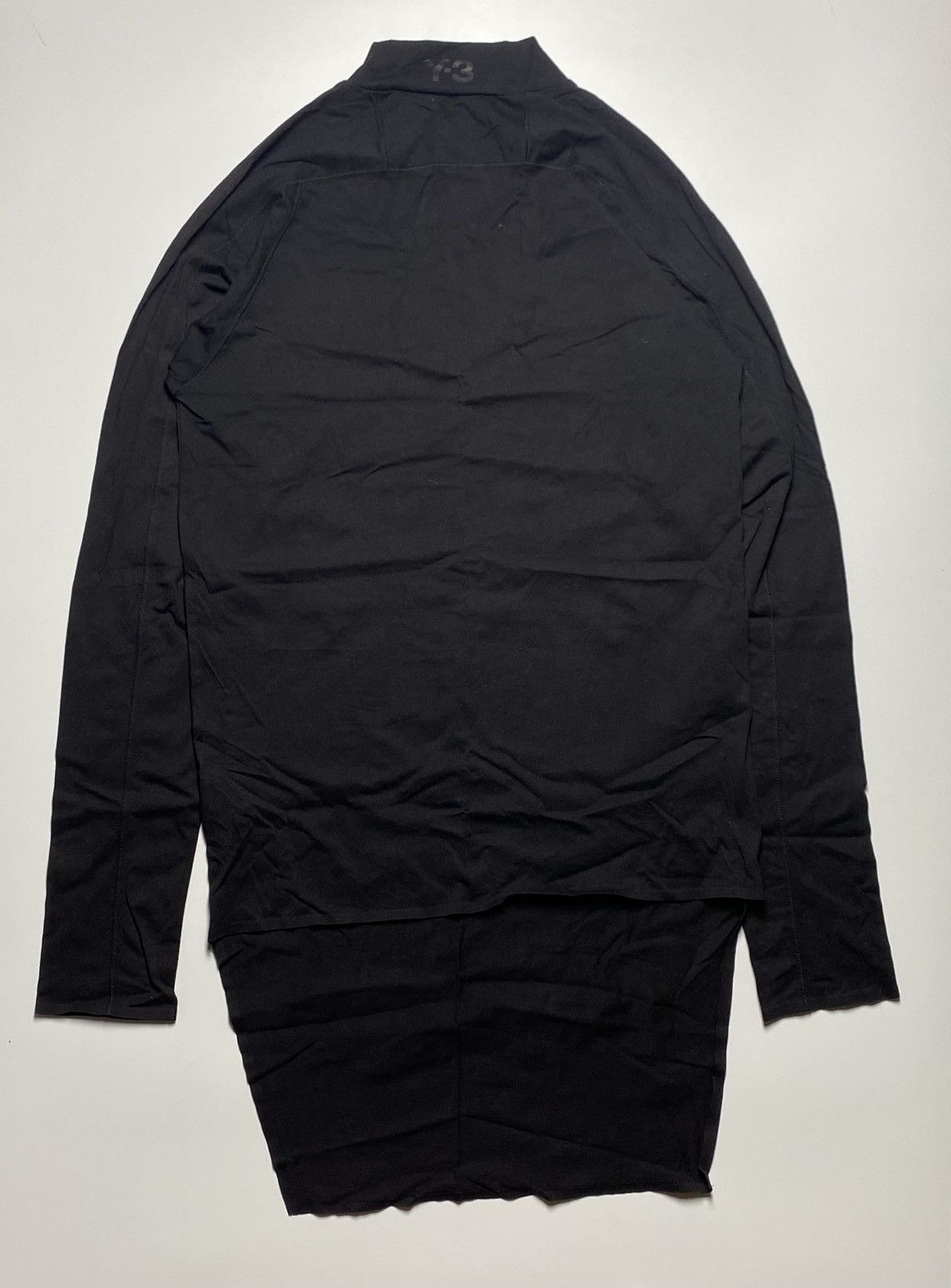 Y-3 Yohji Yamamoto/Y-3 - Mock Neck Long Sleeve Shirt Size US XS / EU 42 / 0 - 1 Thumbnail