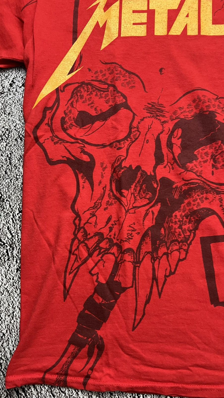 Gildan Metallica damage inc pushead overprinted gildan 2018 tee Size US L / EU 52-54 / 3 - 3 Thumbnail