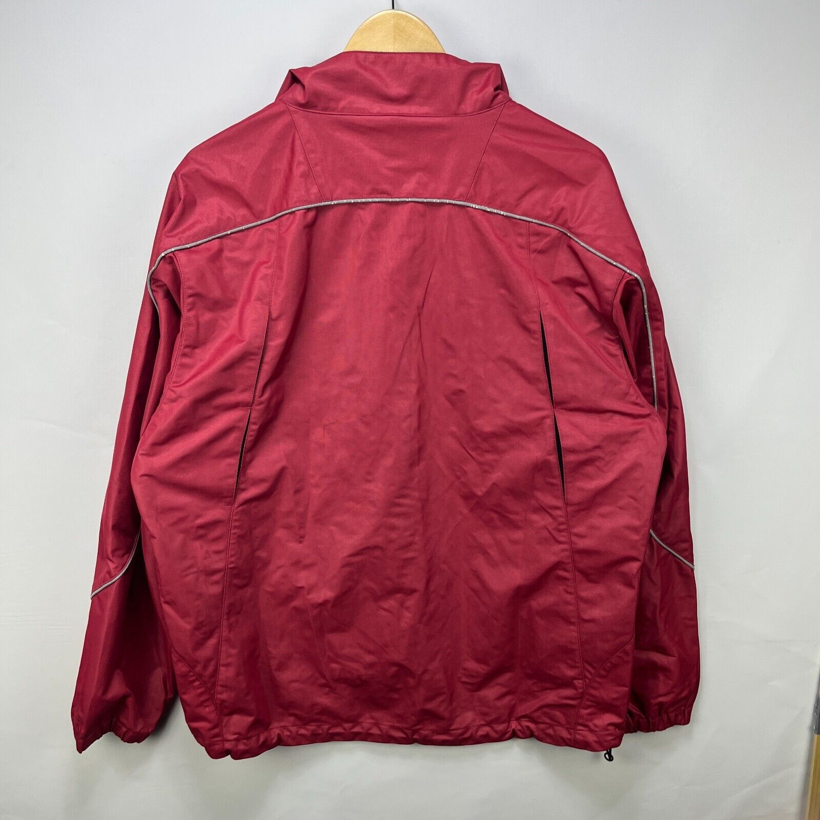 The North Face × Vintage Vintage 90s The North Face Windbreaker Jacket Size Large Red Size US L / EU 52-54 / 3 - 9 Thumbnail