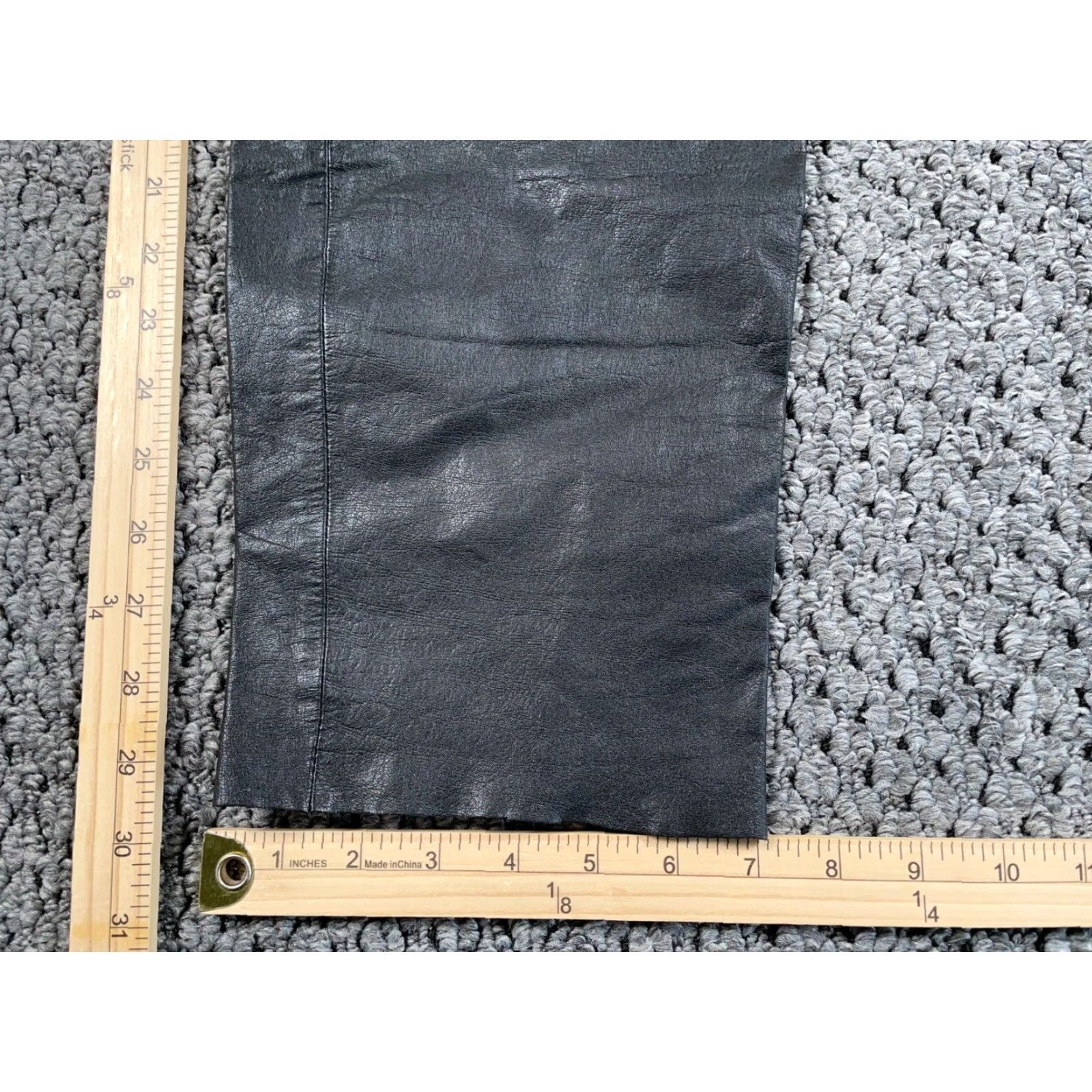Vintage VINTAGE German Leather Motorcycle Pants Women's 30 x 29 Black Biker Buckles Moto Pants 42 Tagged Size Women Leather Gray? Size 30" / US 8 / IT 44 - 6 Thumbnail