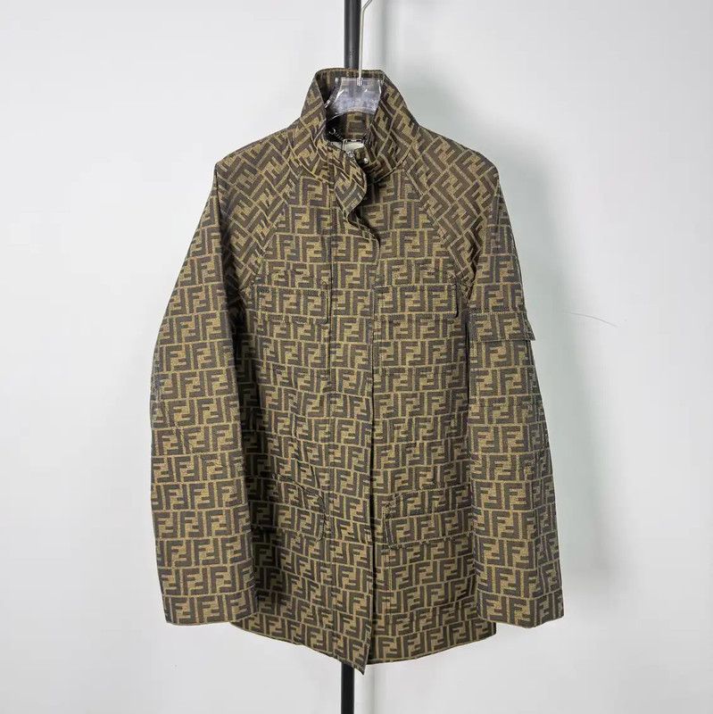 Fendi Fendi Colorblock Polyester Women's Jacket 0089 Size S / US 4 / IT 40 - 1 Thumbnail