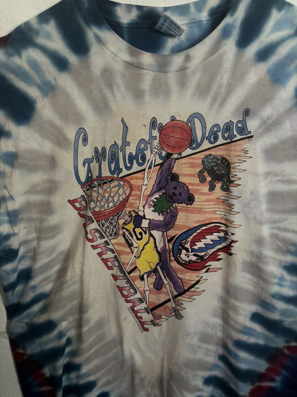 Vintage Vintage x Grateful Dead x Bear Dunking On Skeleton x DS Size US XL / EU 56 / 4 - 1 Thumbnail