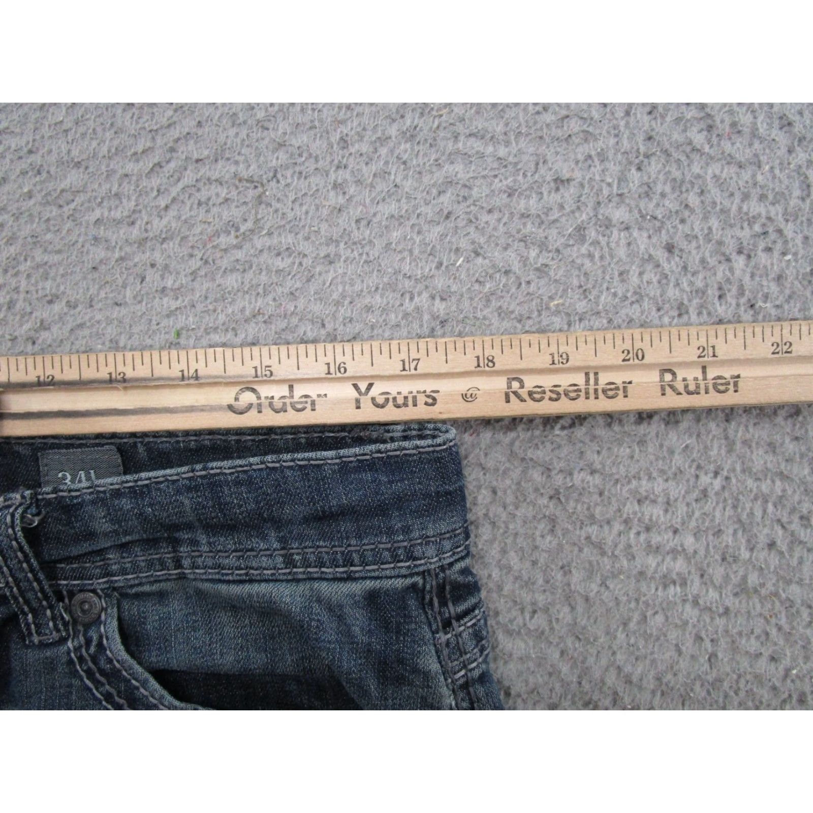 Vintage VINTAGE Buckle Buckle Tyler Jeans Straight Denim 36 Mens Blue 5-Pocket Stretch Read Size US 36 / EU 52 - 7 Thumbnail