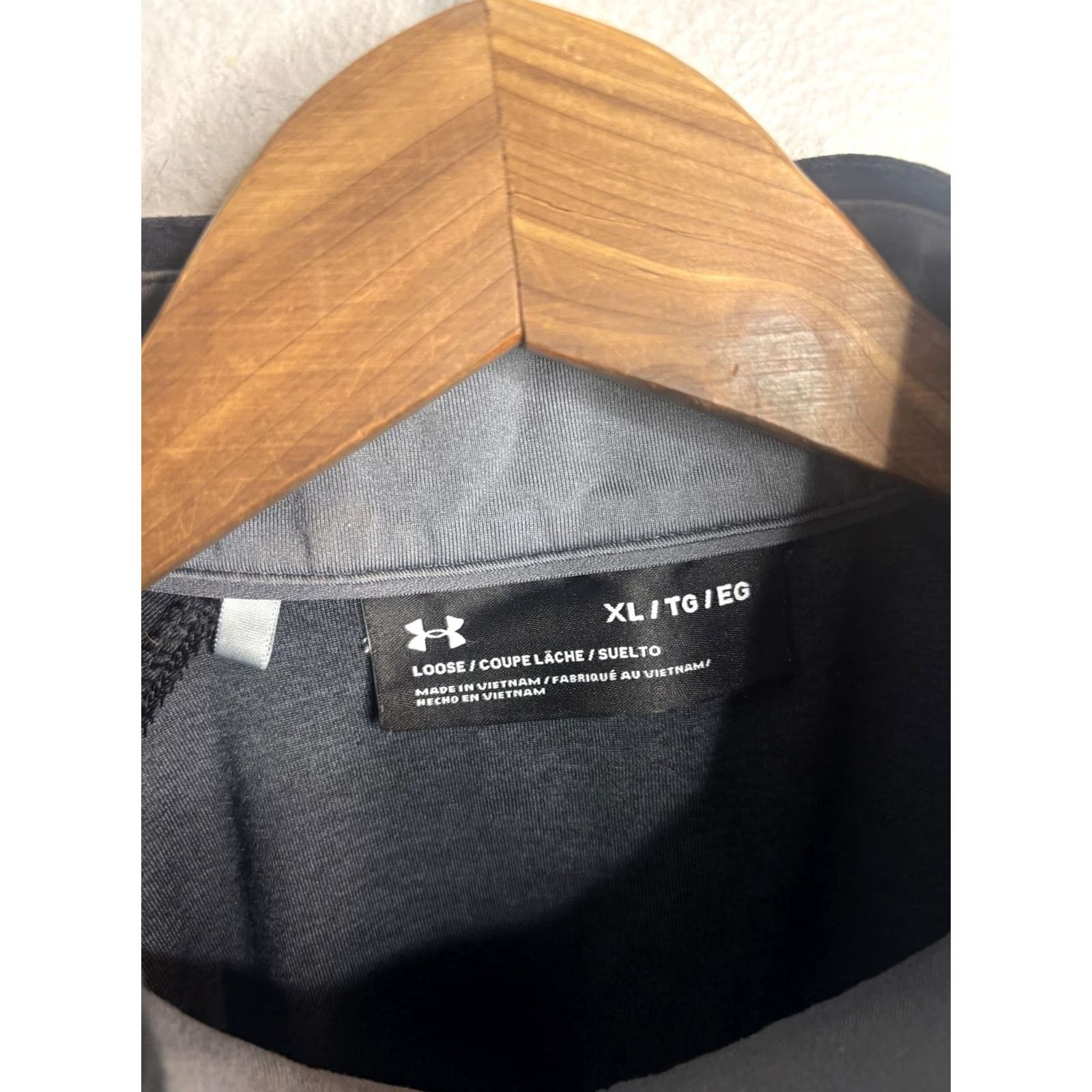 Under Armour Under Armour Pullover Shirt Mens XL Gray Quarter Zip Long Sleeve Athletic Loose Shirt Size US XL / EU 56 / 4 - 3 Thumbnail