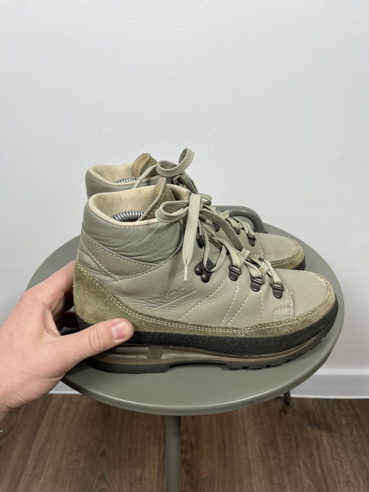 Leather Hiking Boots Womens EU 38 Vintage Outdoor Trail