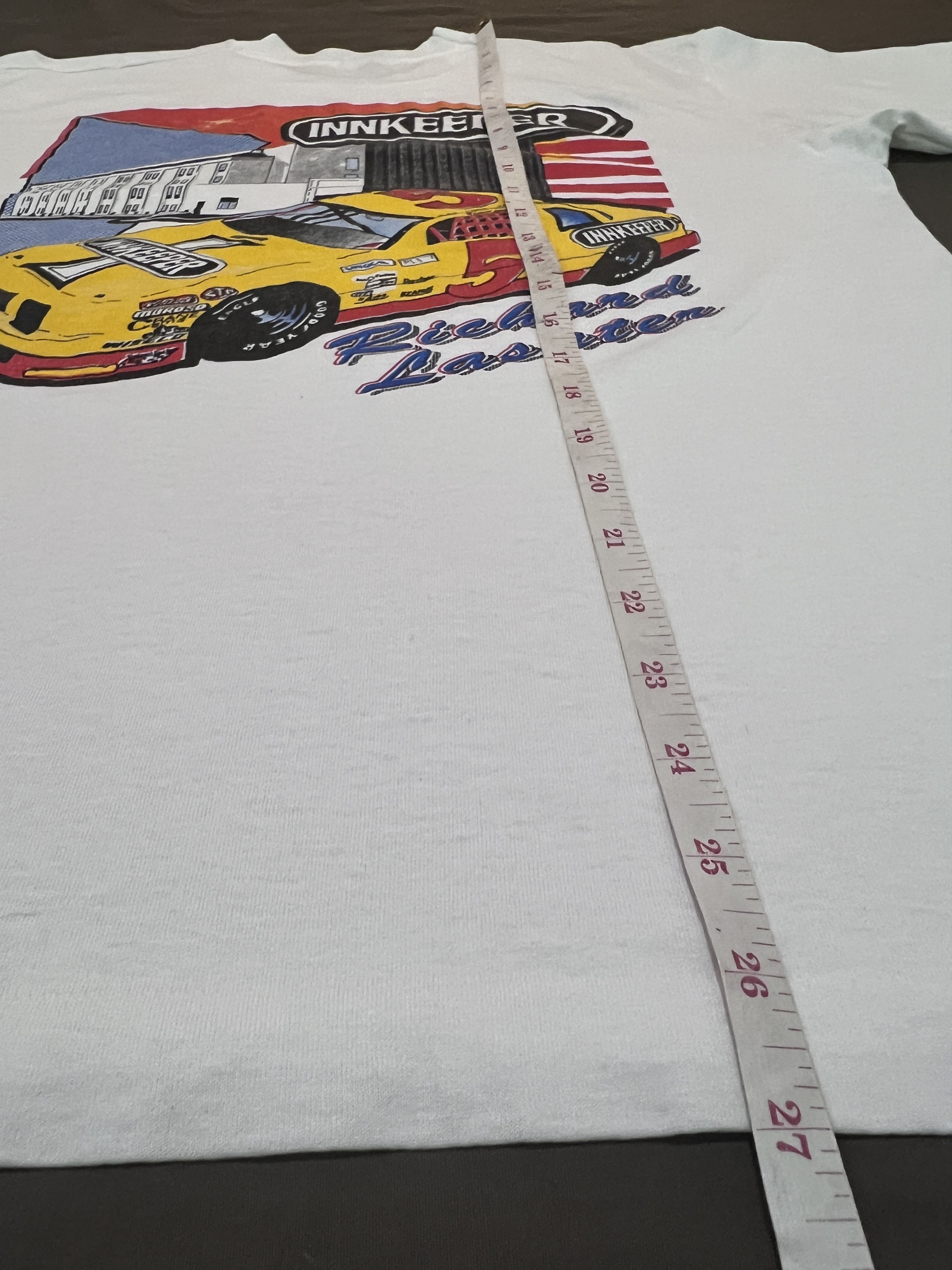 NASCAR Vintage 90s Richard Lassiter Innkeeper NASCAR Racing Tee Size US M / EU 48-50 / 2 - 8 Thumbnail