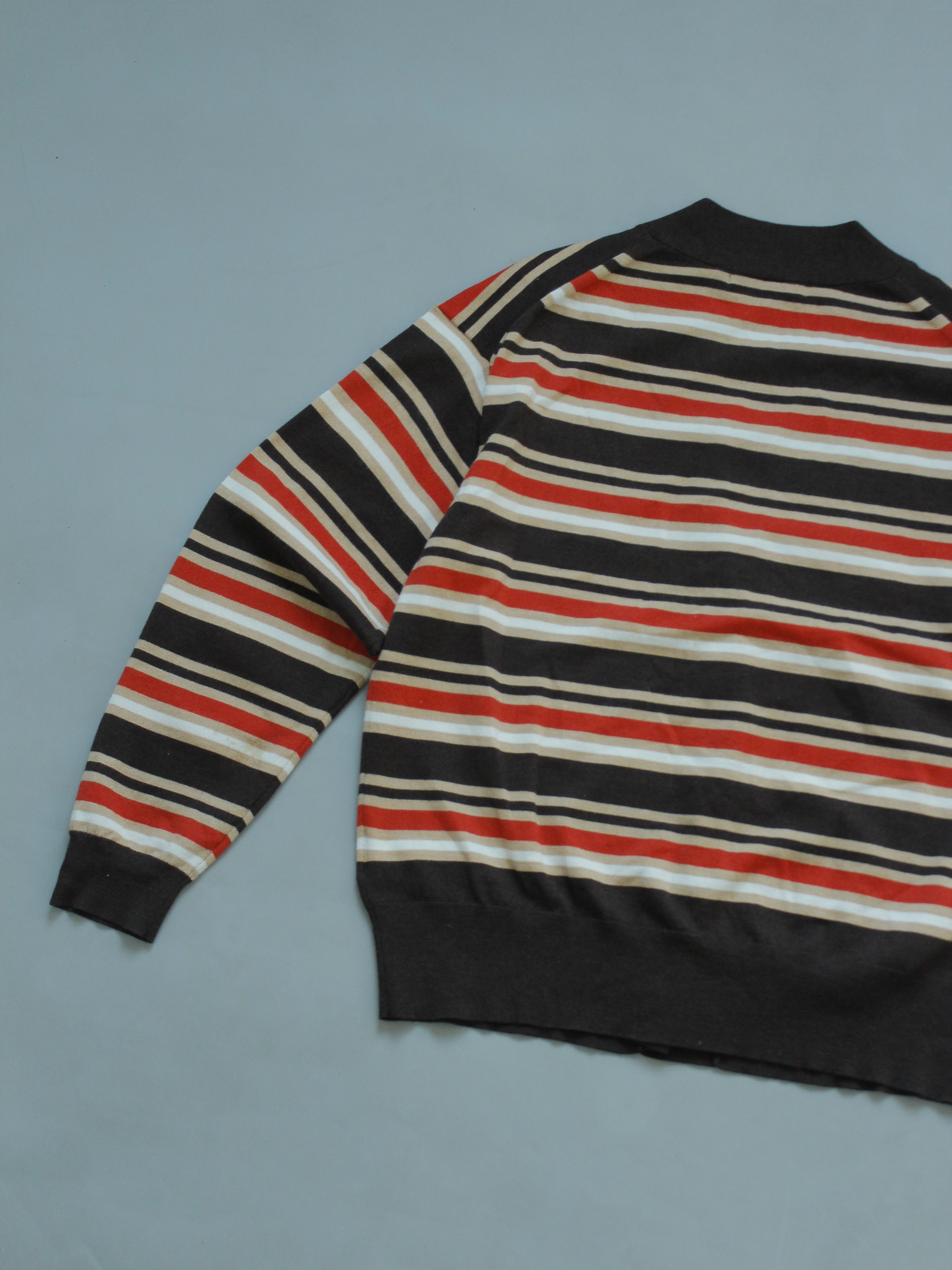 Marni × Uniqlo MARNI x Uniqlo Womens Wool Cardigan Striped Sweater Buttons Size XS / US 0-2 / IT 36-38 - 4 Thumbnail